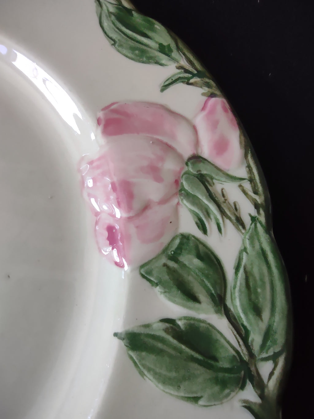 Vintage Franciscan Desert Rose Dinner Plate 9.5 Inch Hand Painted USA [6487]