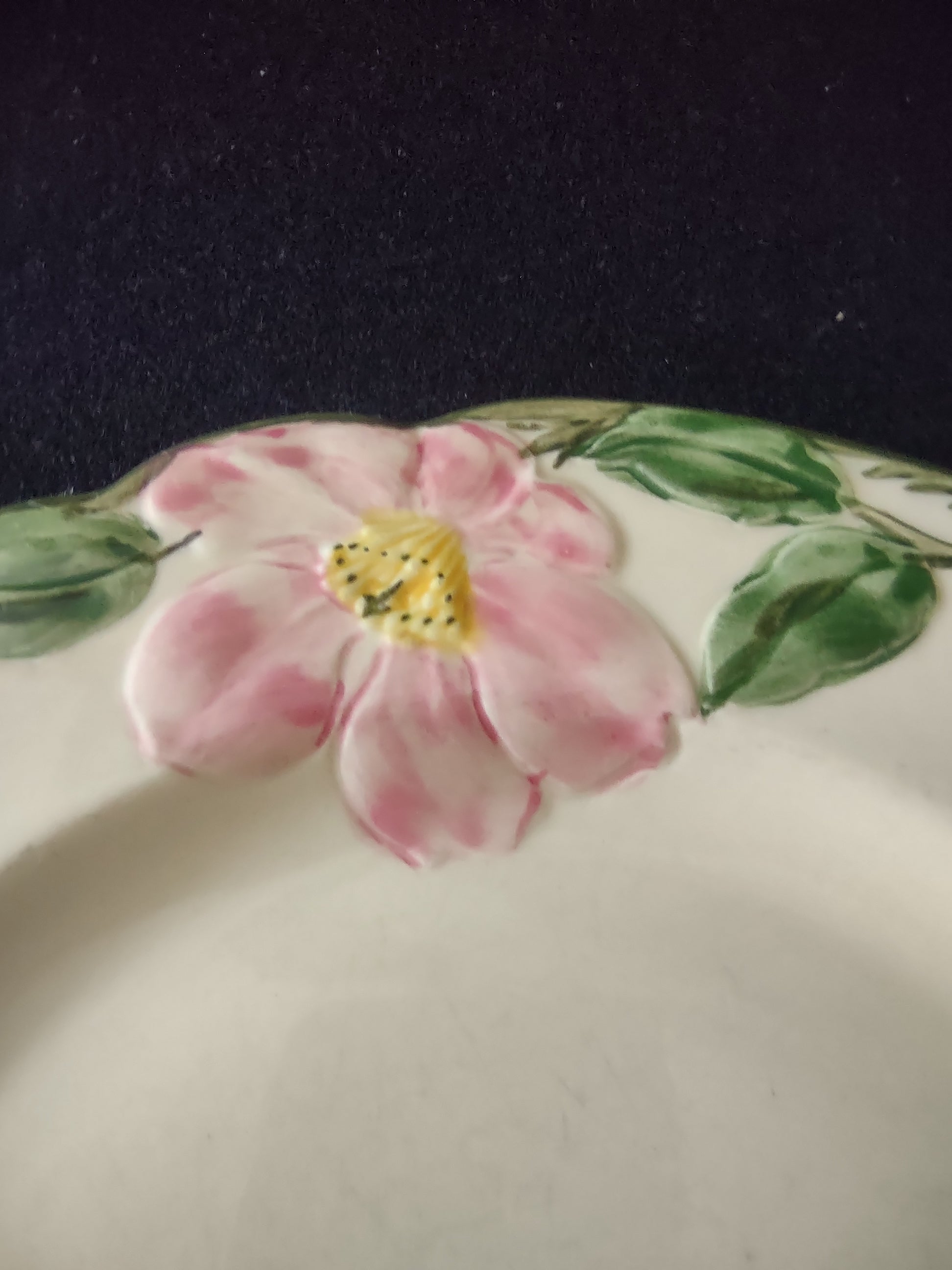 Vintage Franciscan Desert Rose Dinner Plate 9.5 Inch Hand Painted USA [6487]