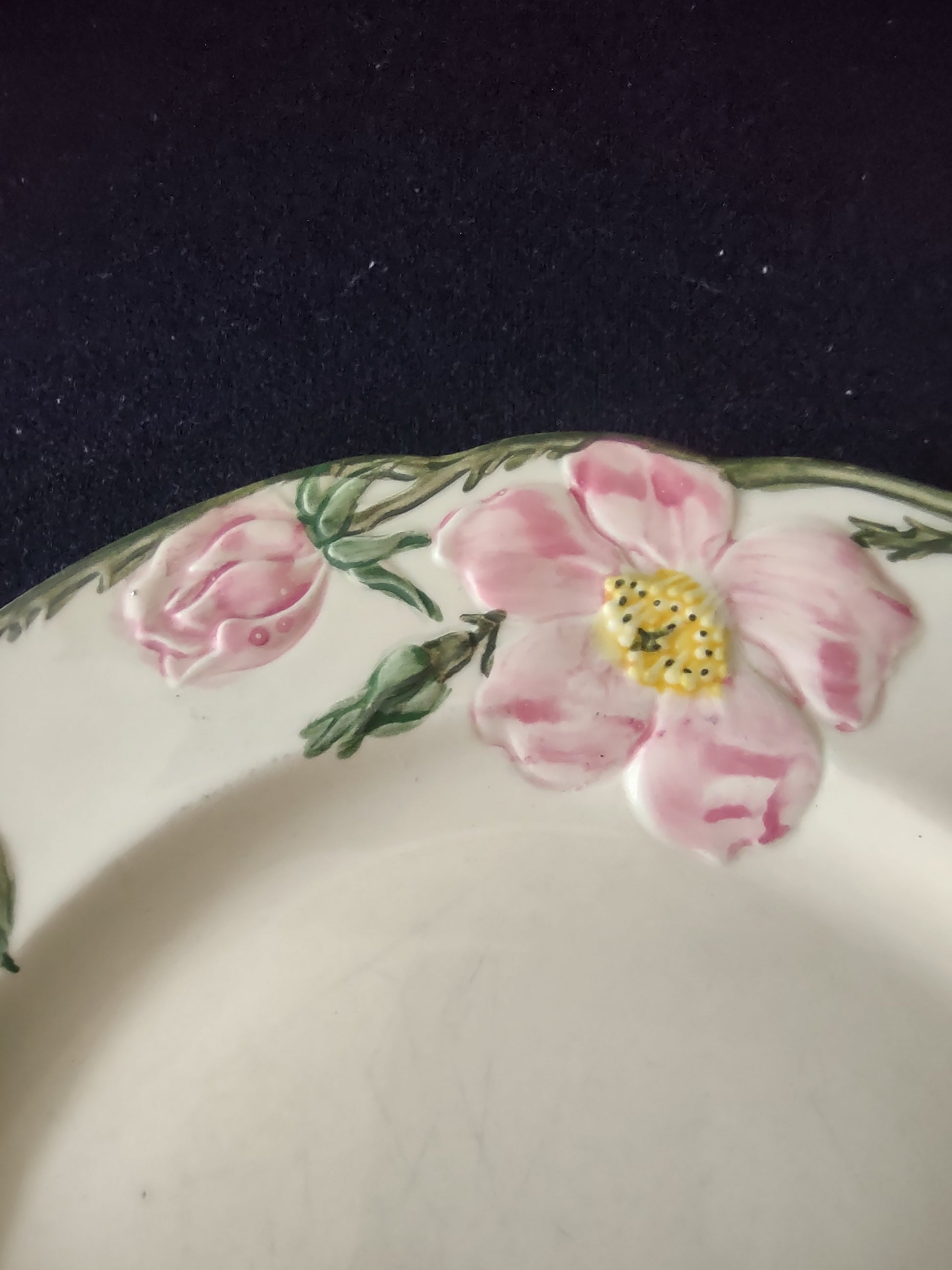 Vintage Franciscan Desert Rose Dinner Plate 9.5 Inch Hand Painted USA [6487]