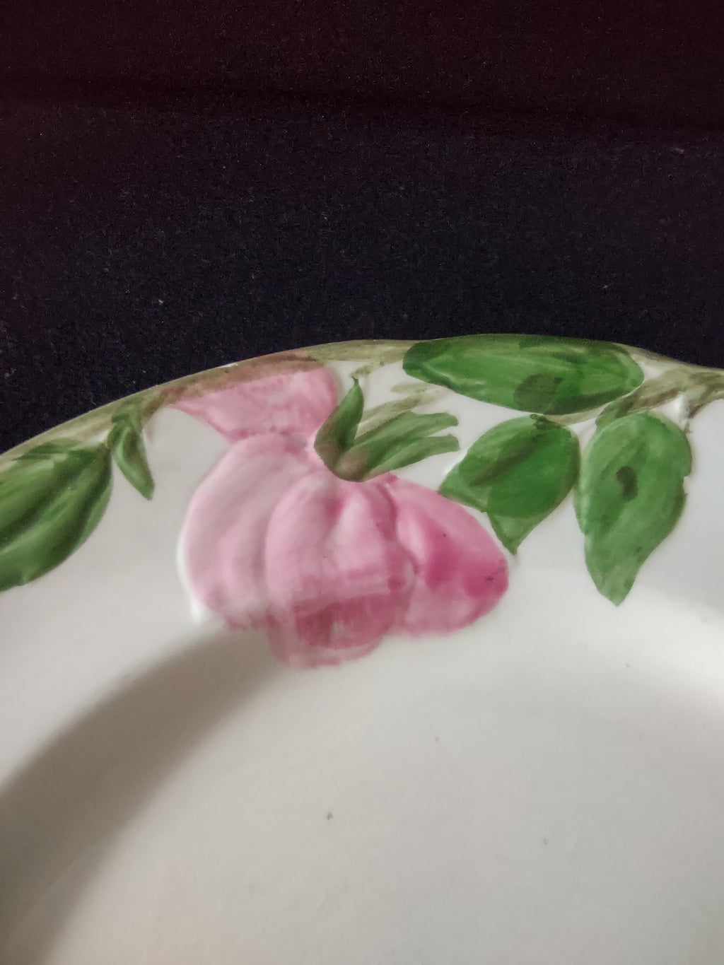 Vintage Franciscan Desert Rose Dinner Plates Set of 2 9.5 Inch No Mark [6488]