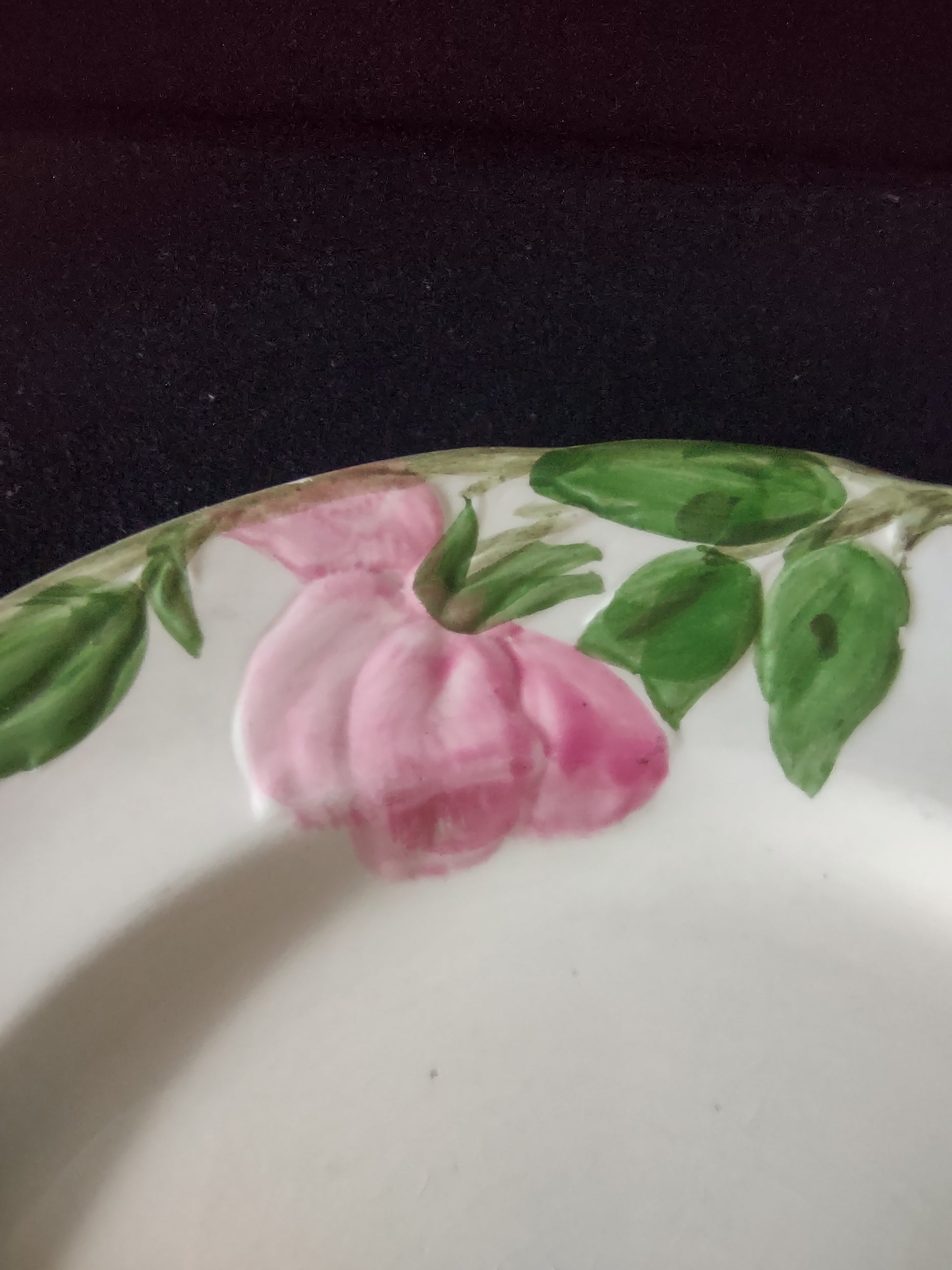 Vintage Franciscan Desert Rose Dinner Plates Set of 2 9.5 Inch No Mark [6488]
