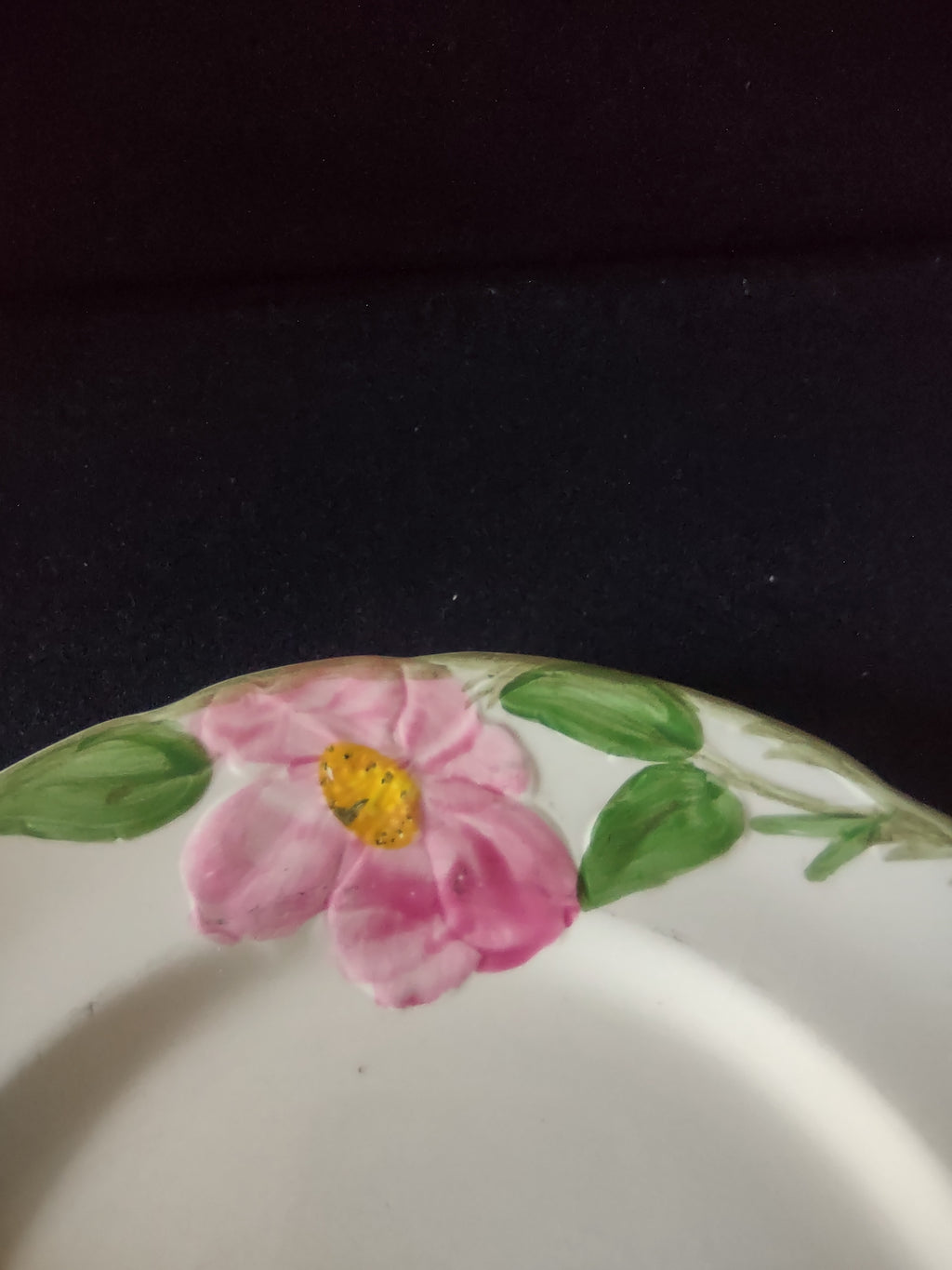 Vintage Franciscan Desert Rose Dinner Plates Set of 2 9.5 Inch No Mark [6488]