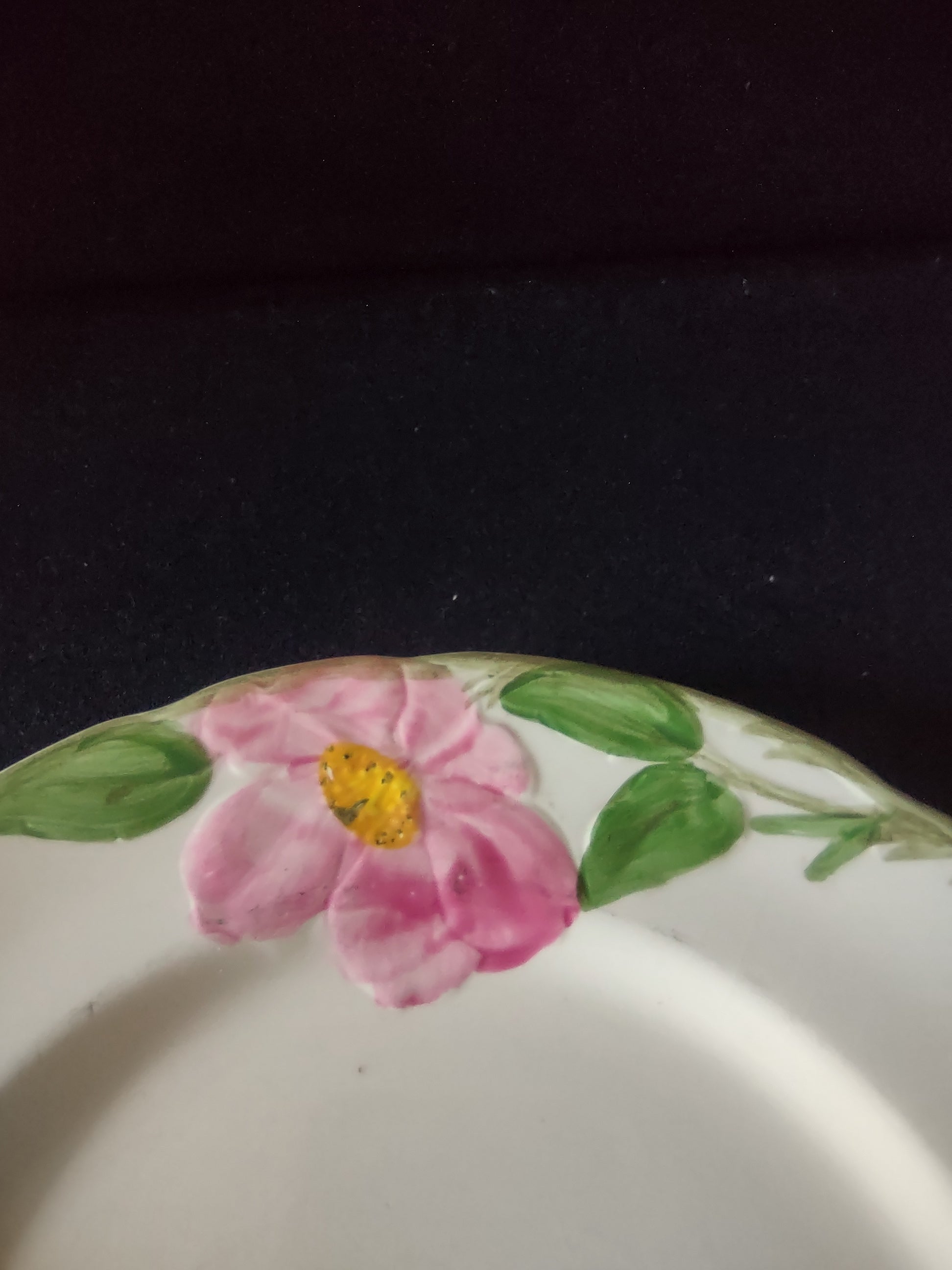 Vintage Franciscan Desert Rose Dinner Plates Set of 2 9.5 Inch No Mark [6488]