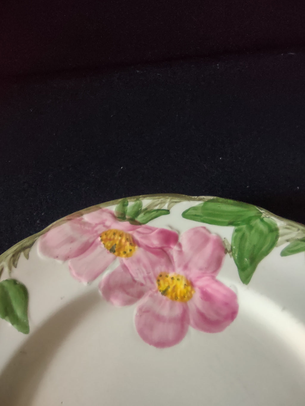Vintage Franciscan Desert Rose Dinner Plates Set of 2 9.5 Inch No Mark [6488]