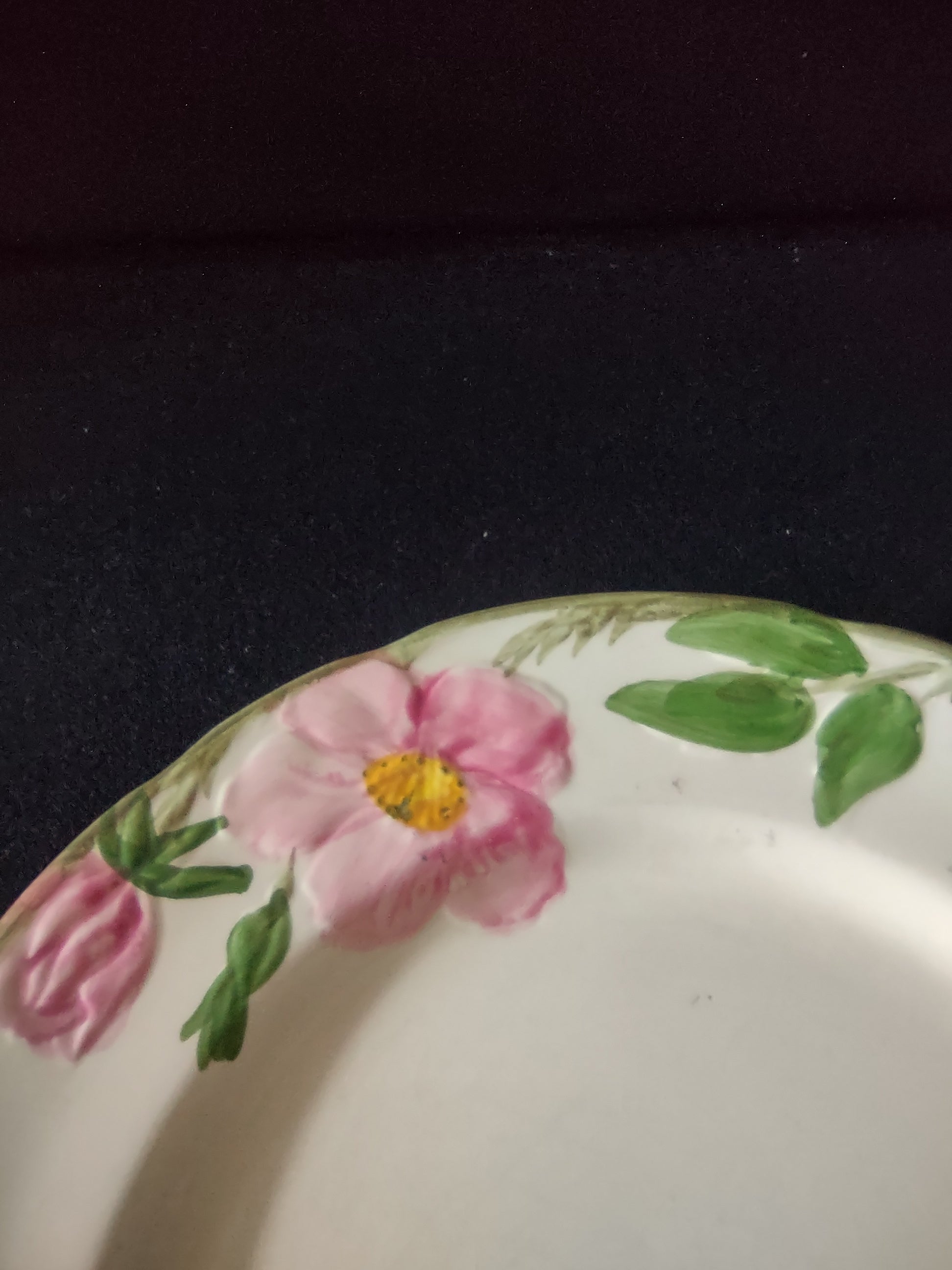 Vintage Franciscan Desert Rose Dinner Plates Set of 2 9.5 Inch No Mark [6488]