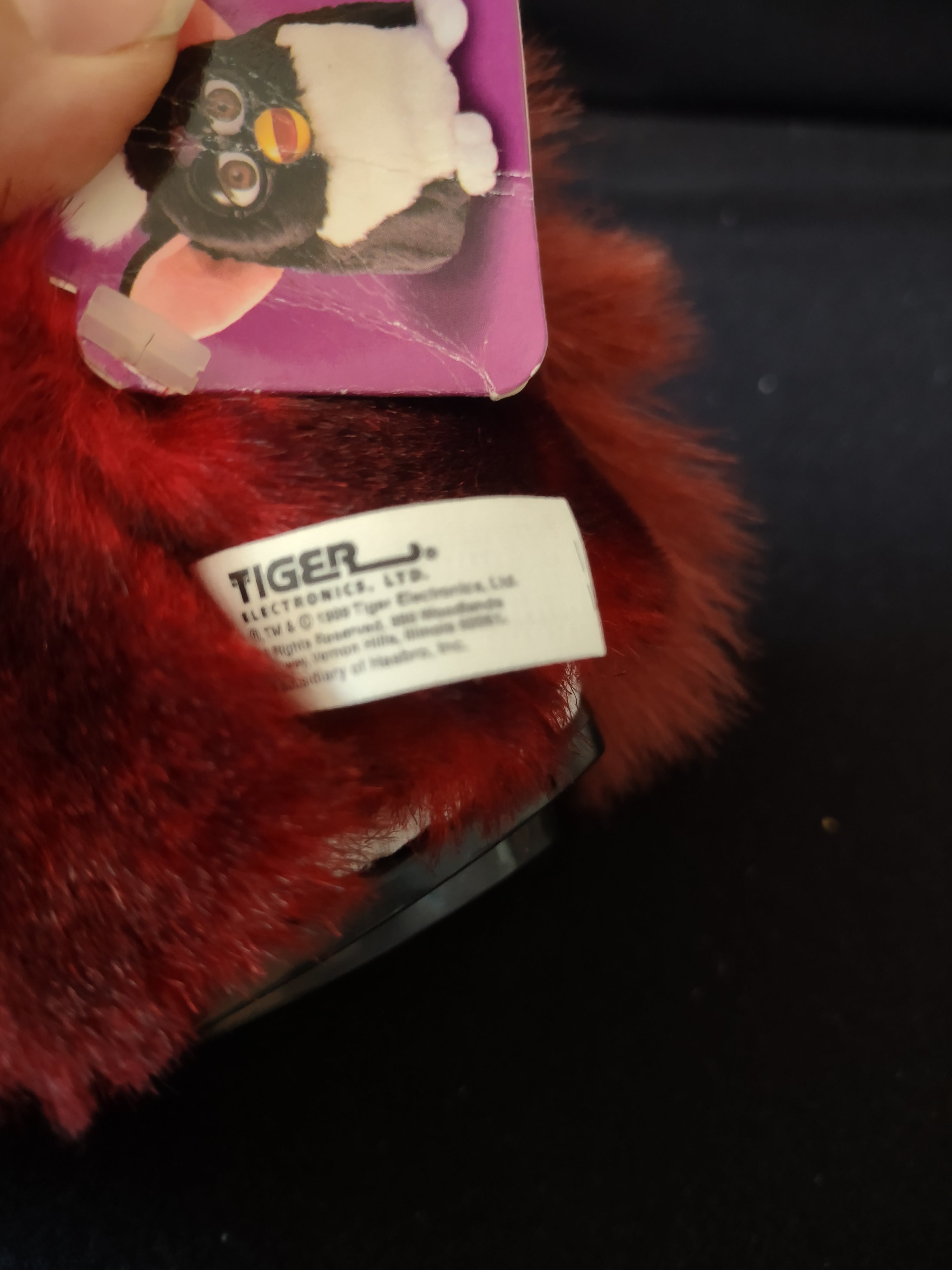 Vintage Red Wolf Furby Tiger Electronics Works 1998 Model 70-800 [6492]