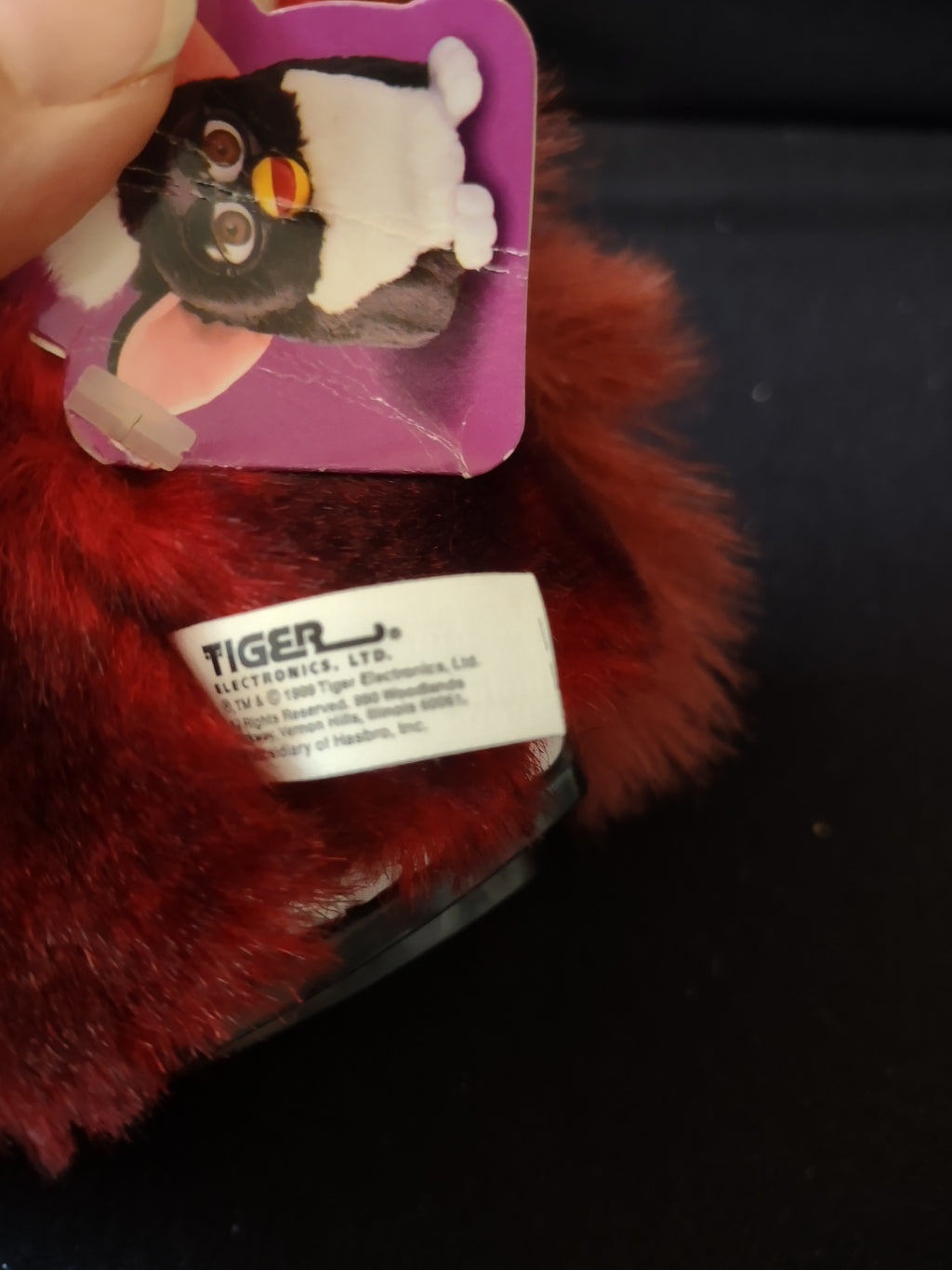 Vintage Red Wolf Furby Tiger Electronics Works 1998 Model 70-800 [6492]
