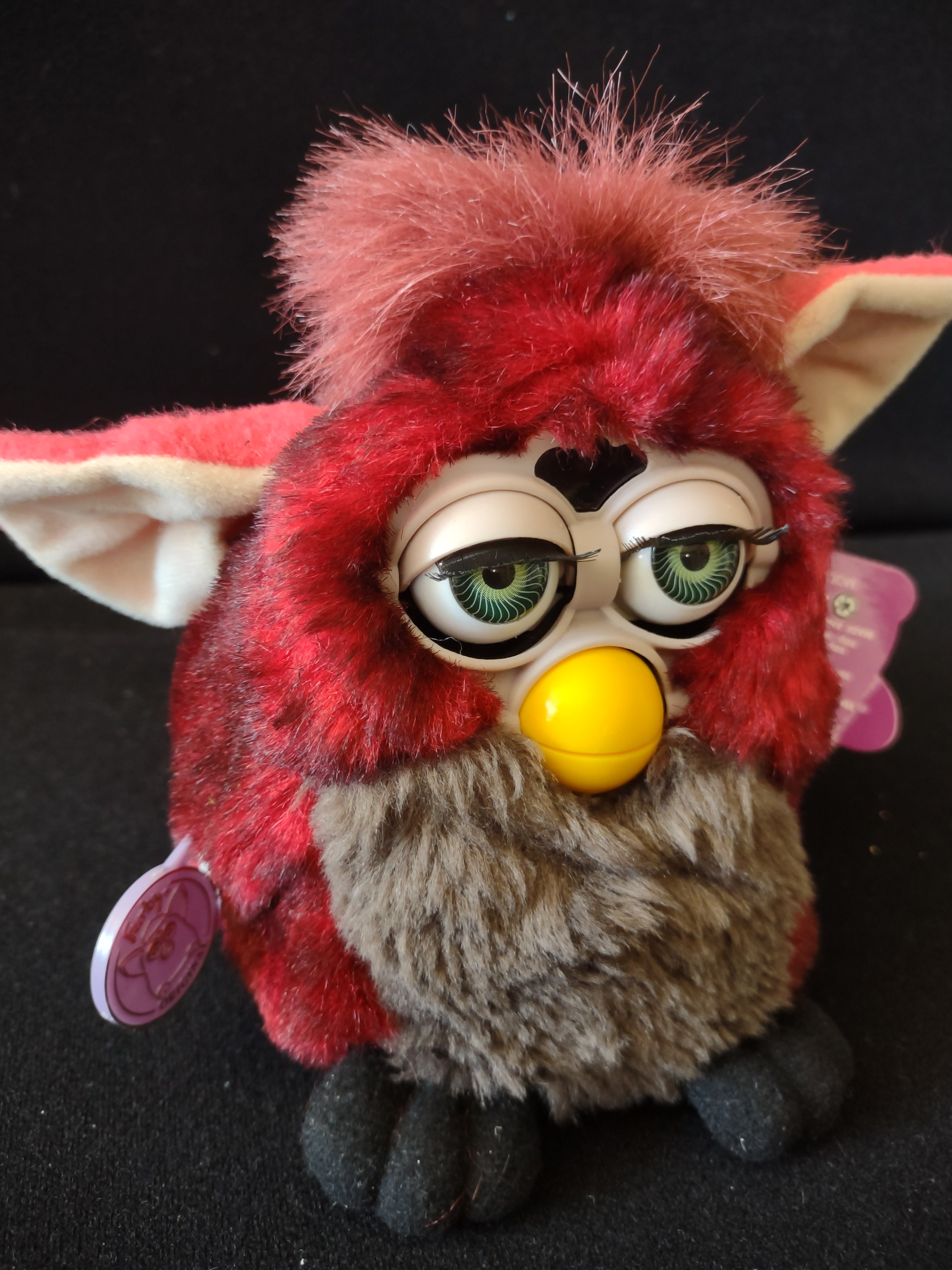 Vintage Red Wolf Furby Tiger Electronics Works 1998 Model 70-800 [6492]
