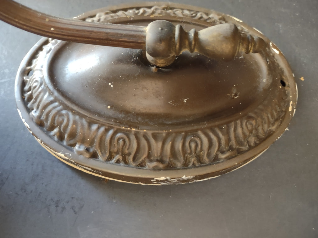 Vintage Brass Bronze Single Arm Wall Sconce Candle Light Fixture [6493]