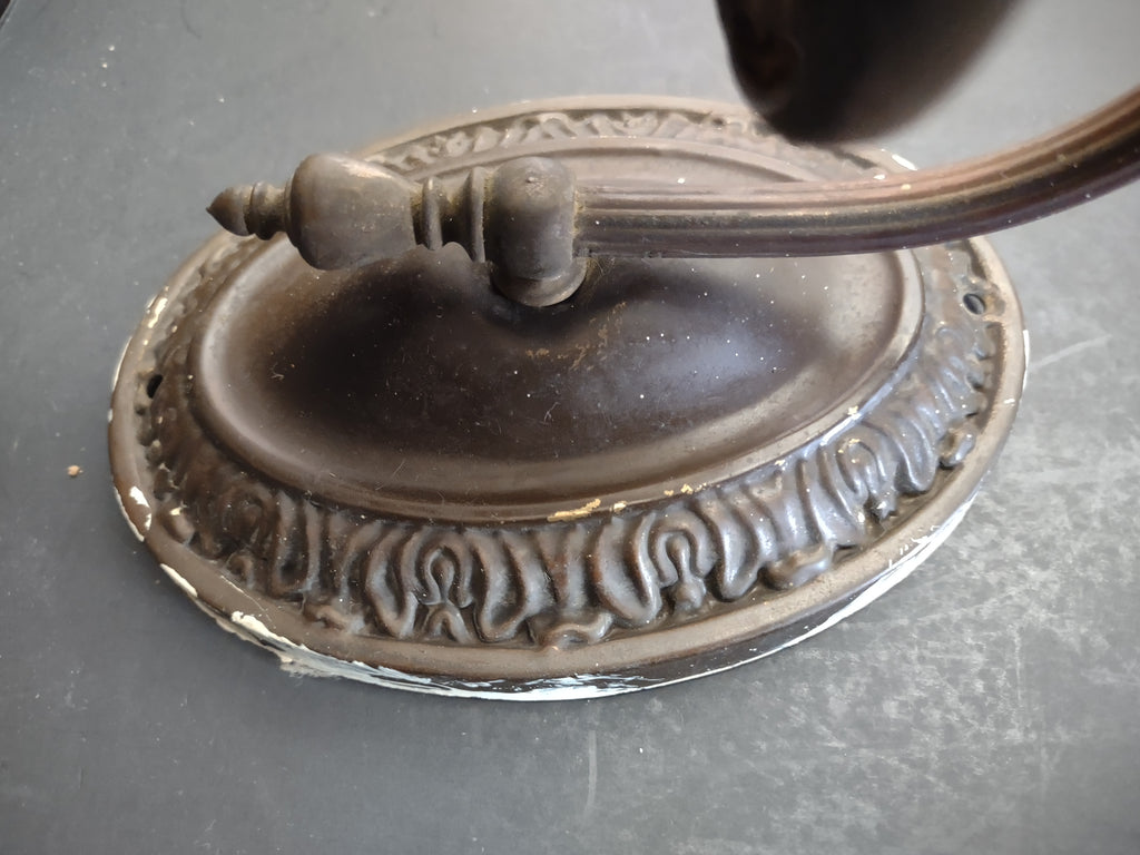 Vintage Brass Bronze Single Arm Wall Sconce Candle Light Fixture [6493]