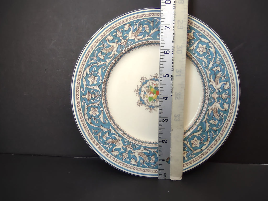 Vintage Spode Copeland's China Blue Embossed Floral Plate[6485]