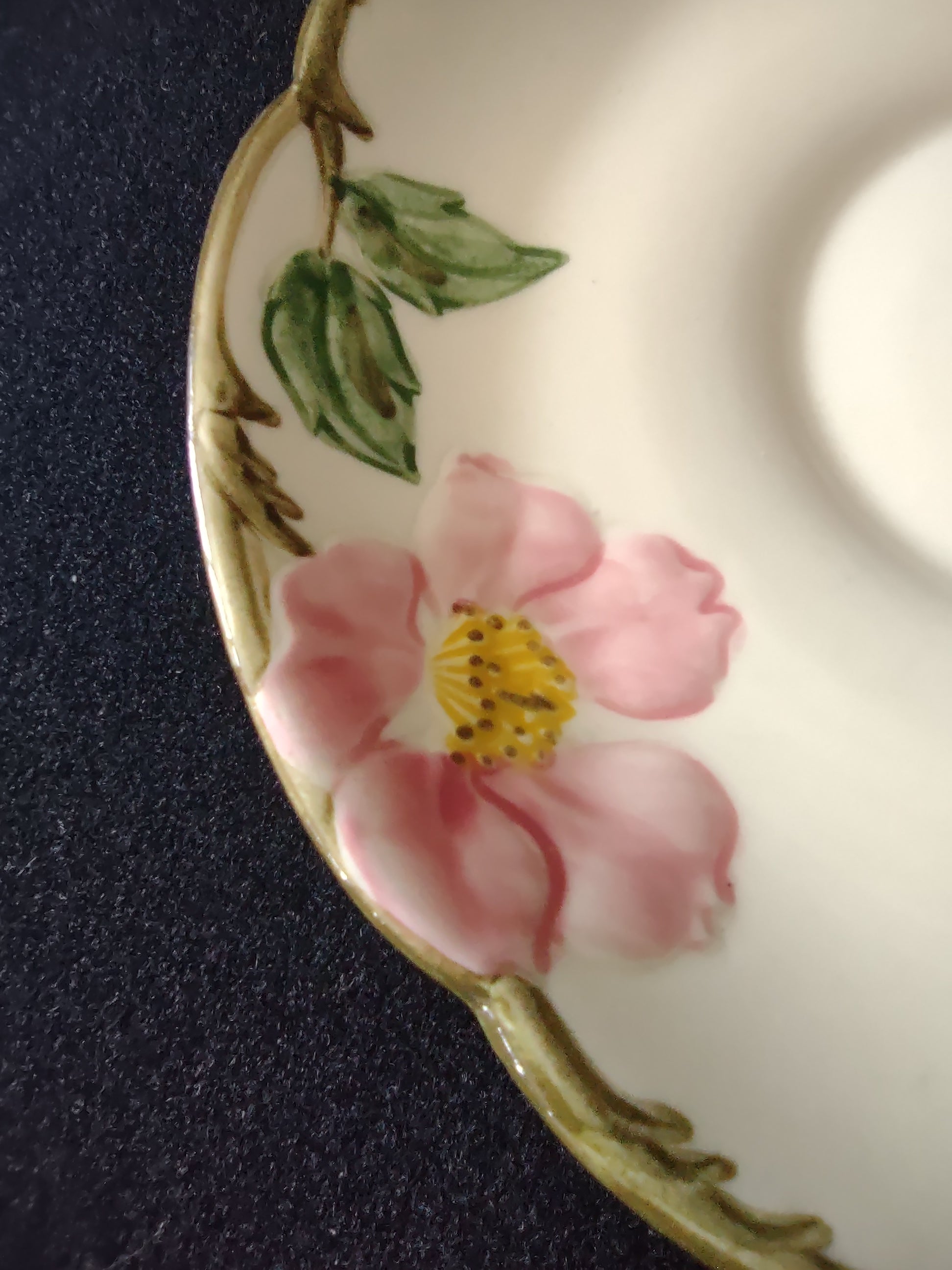 Vintage Franciscan Desert Rose Cup & Saucer Set of 4 Pink Rose [6499]