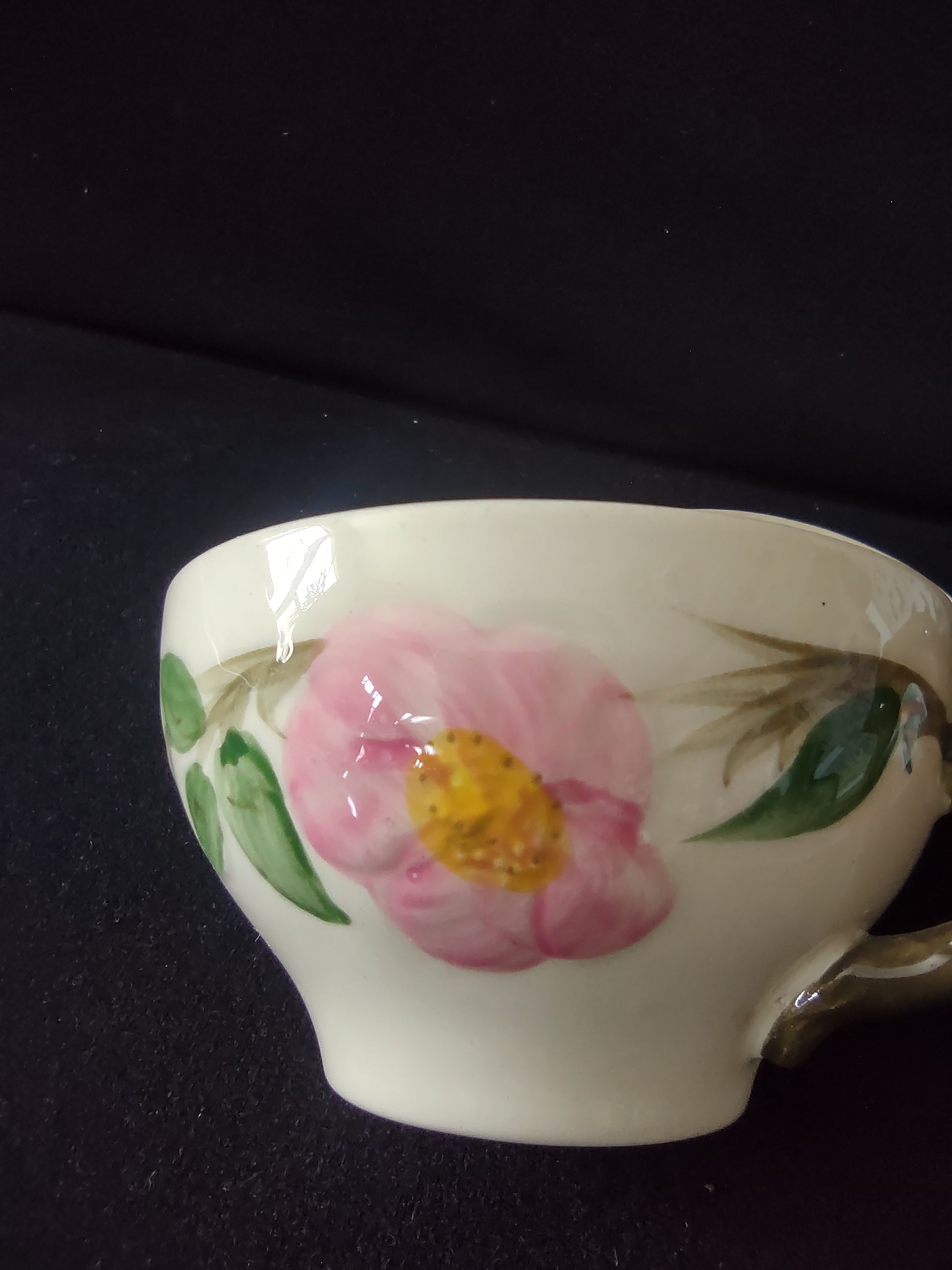 Vintage Franciscan Desert Rose Cup & Saucer Set of 4 Pink Rose [6499]