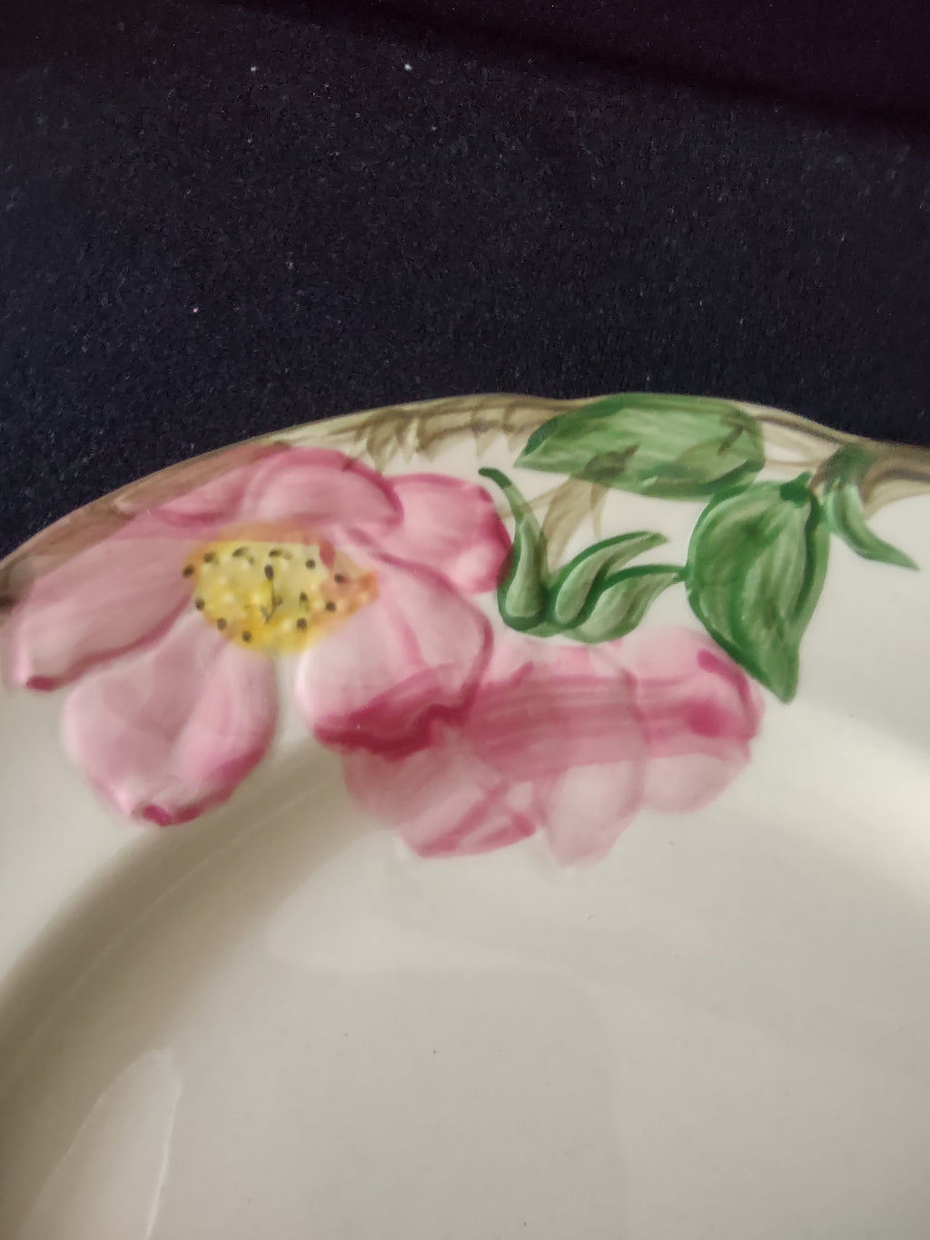 Vintage Franciscan Desert Rose Salad Plates 8 Inch Set of 4 Earthenware USA [6500]