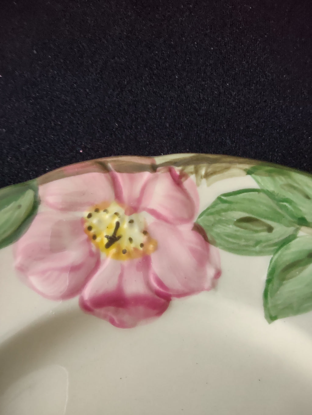 Vintage Franciscan Desert Rose Salad Plates 8 Inch Set of 4 Earthenware USA [6500]