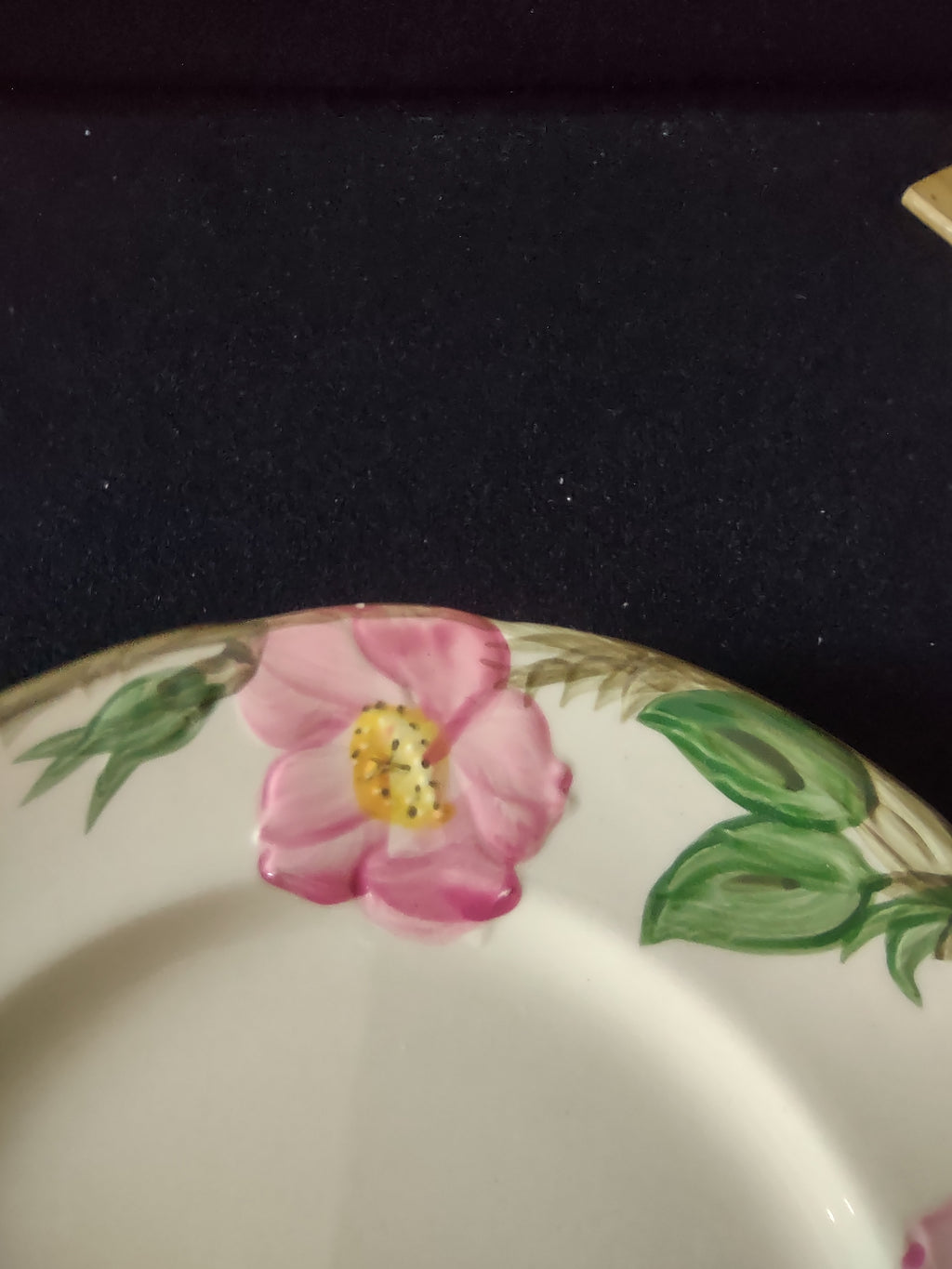 Vintage Franciscan Desert Rose Salad Plates 8 Inch Set of 4 Earthenware USA [6500]