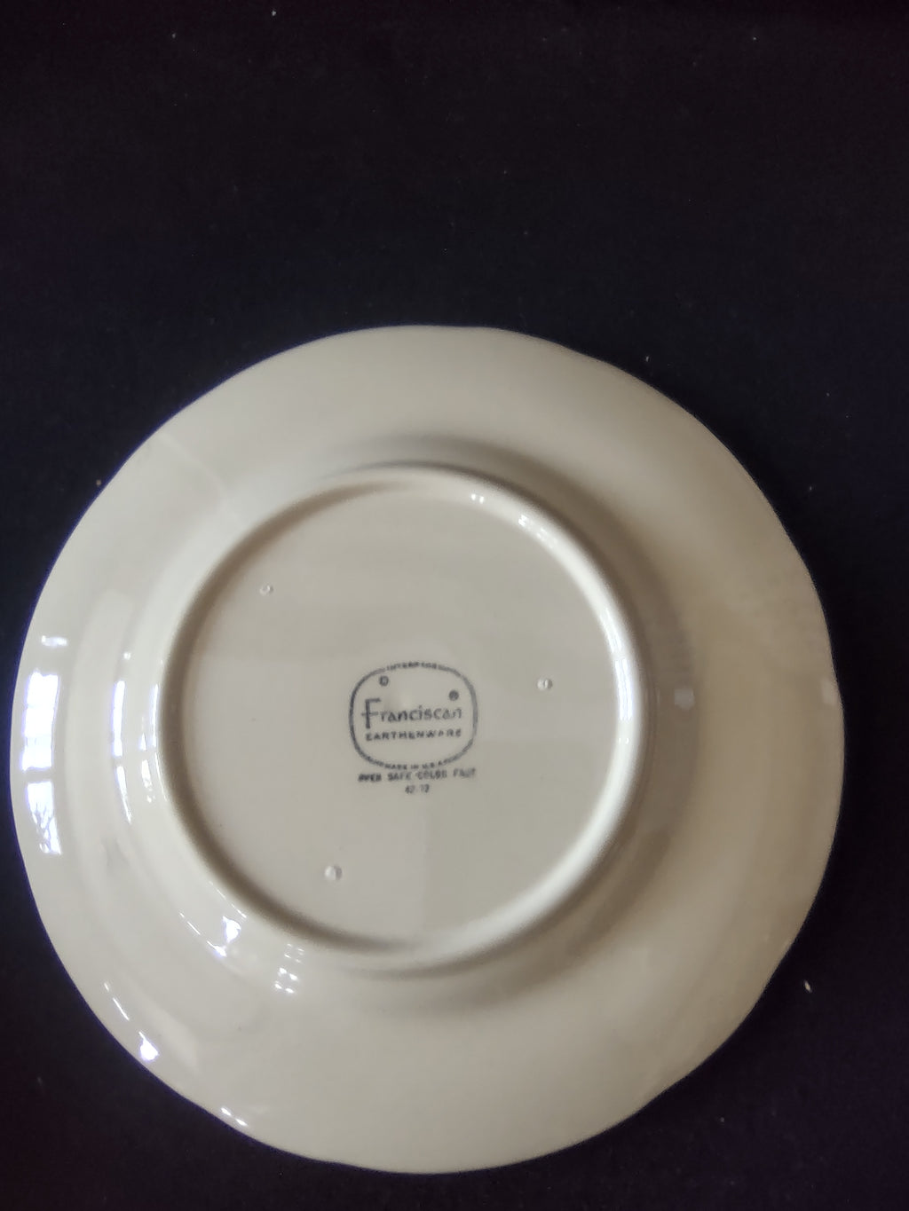 Vintage Franciscan Desert Rose Salad Plates 8 Inch Set of 4 Earthenware USA [6500]