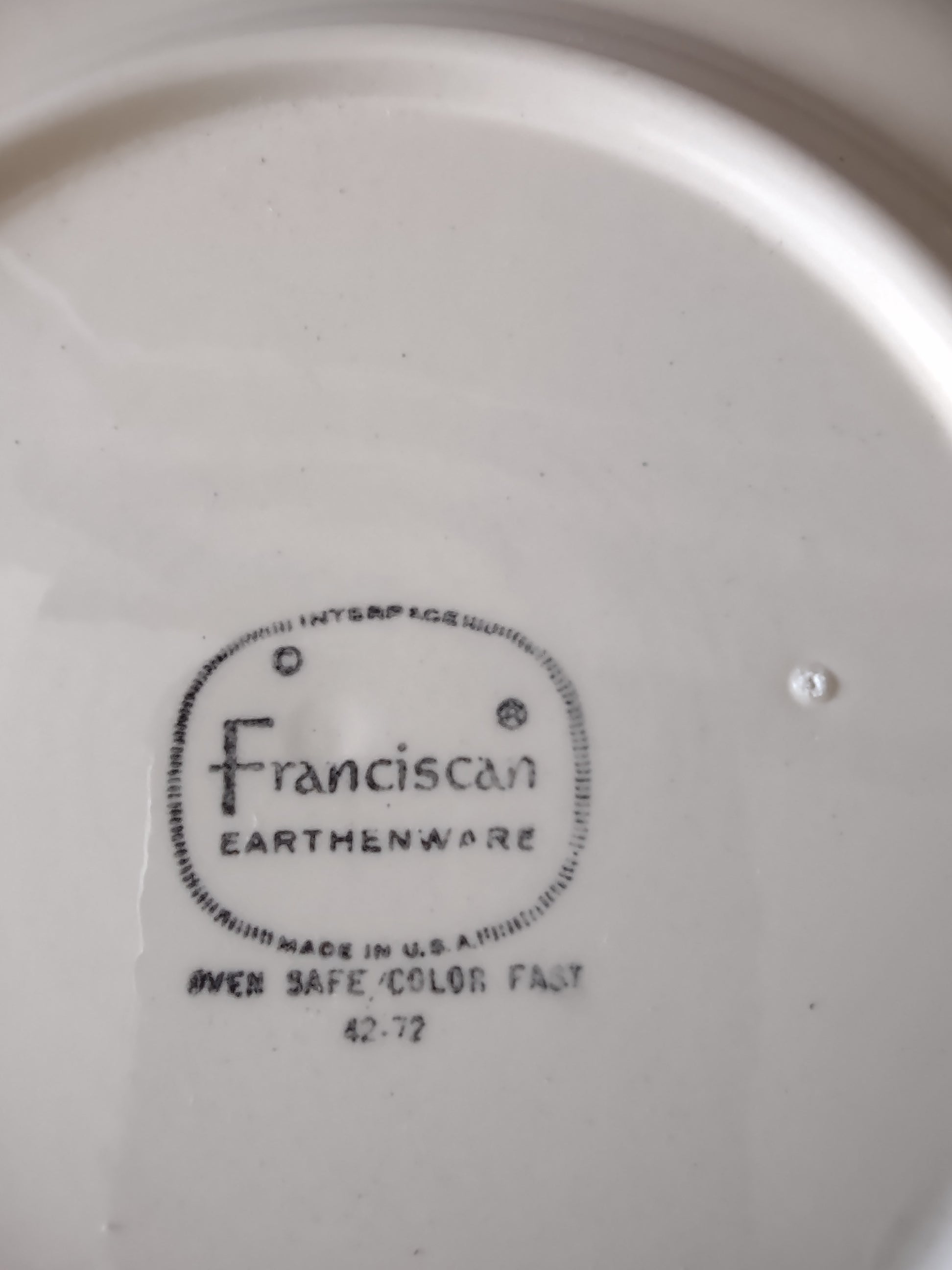 Vintage Franciscan Desert Rose Salad Plates 8 Inch Set of 4 Earthenware USA [6500]