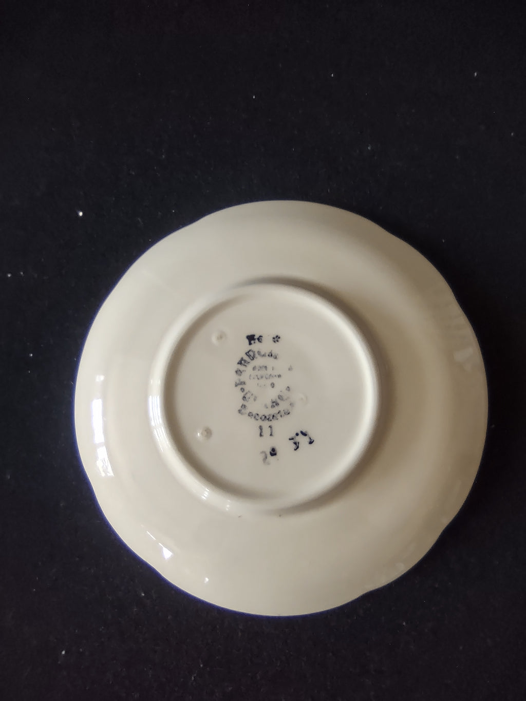 Vintage Franciscan Desert Rose Saucer Pink Floral Green USA 6" [6501]