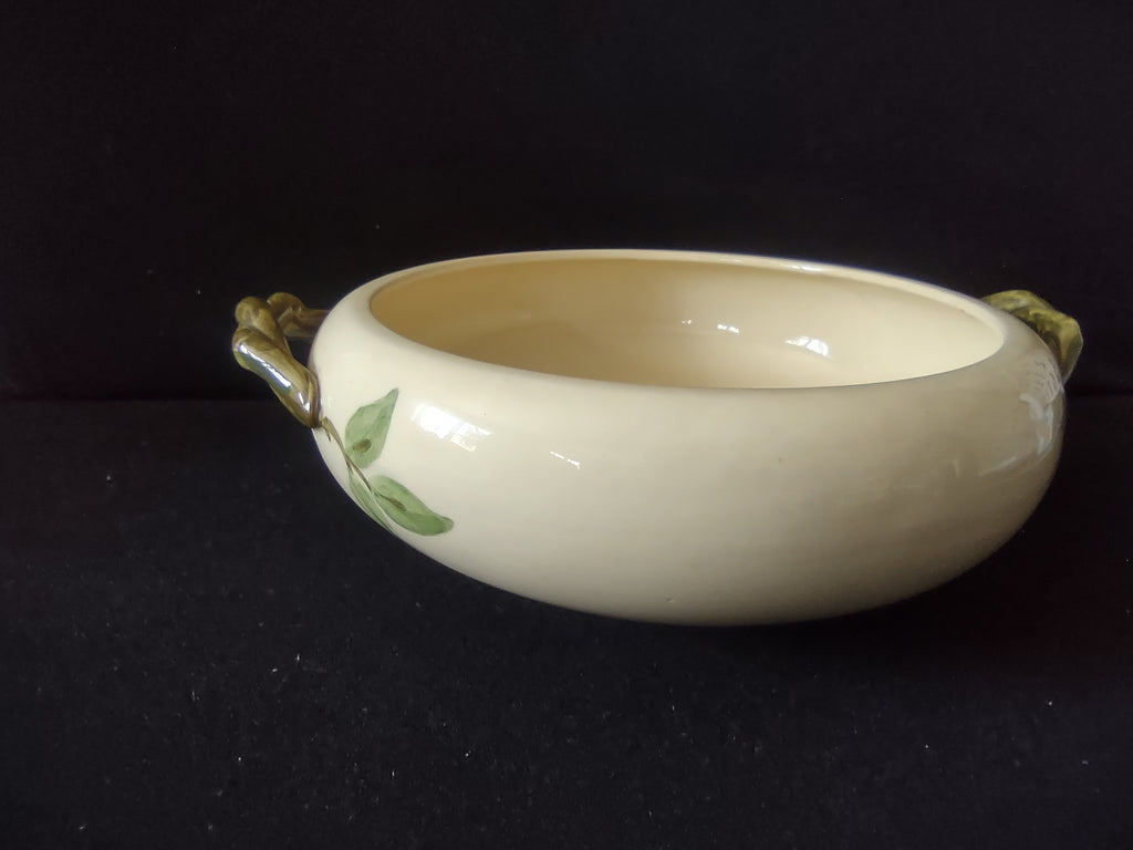 Vintage Franciscan Desert Rose Two Handle Lug Bowl Pink Floral California [6503]