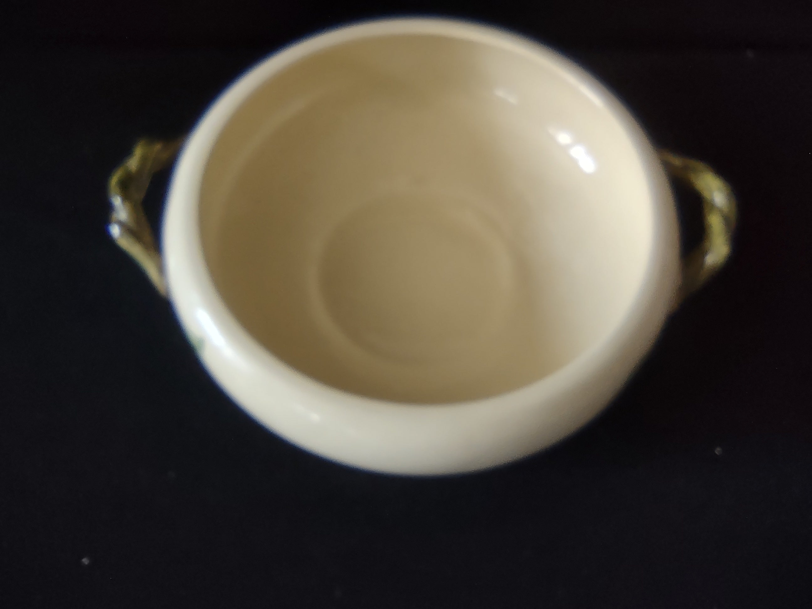 Vintage Franciscan Desert Rose Two Handle Lug Bowl Pink Floral California [6503]