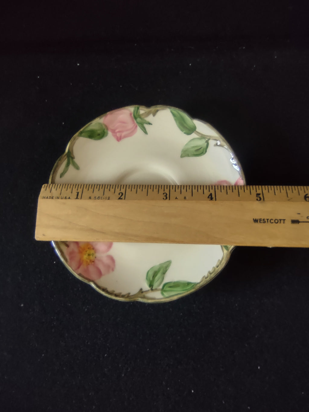 Vintage Franciscan Desert Rose Demitasse Cup & Saucer Pink [6505]