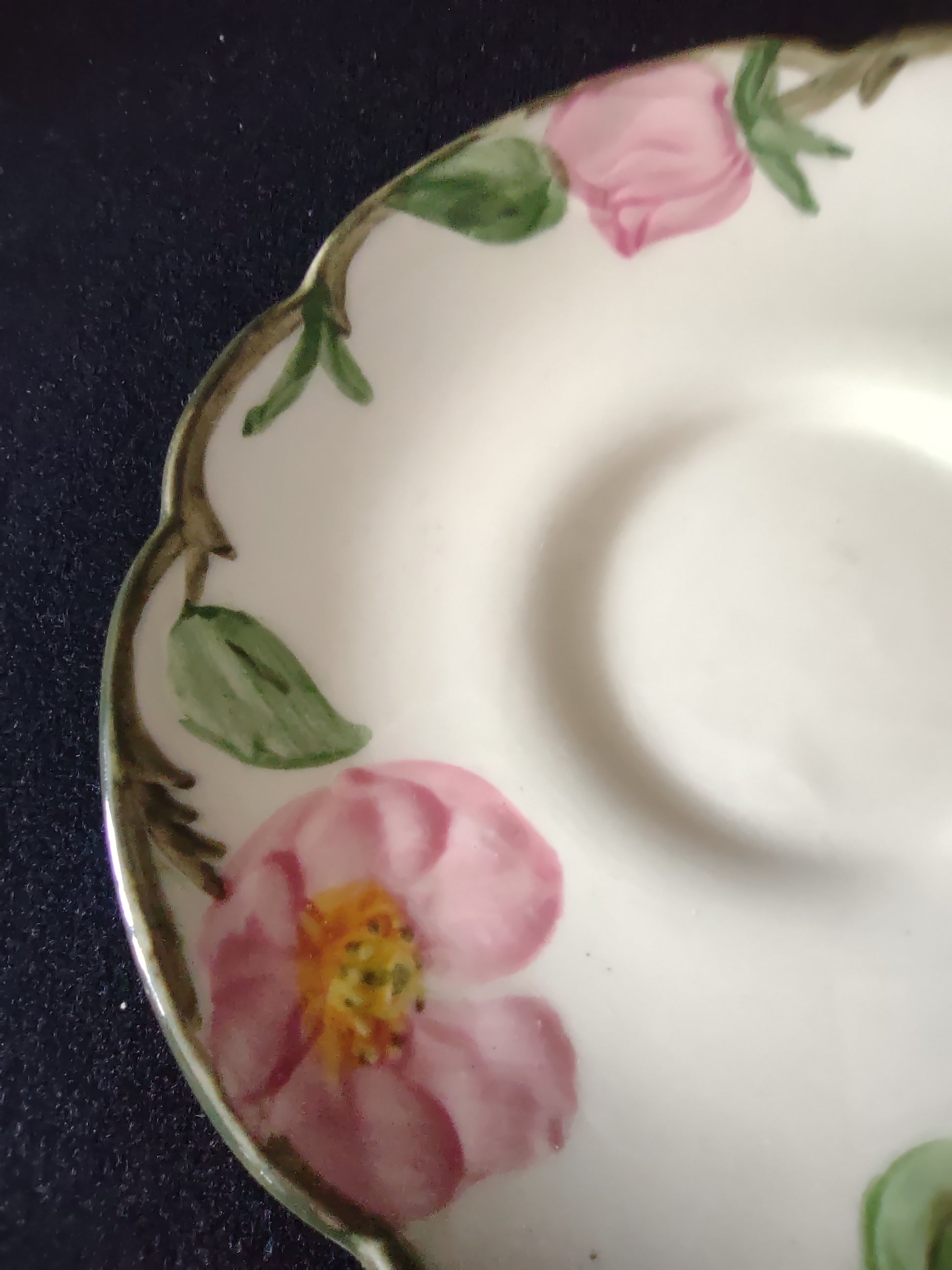 Vintage Franciscan Desert Rose Demitasse Cup & Saucer Pink [6505]