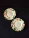 Vintage Franciscan Desert Rose Bread Butter Plates Pink Set of 2 USA [6506]
