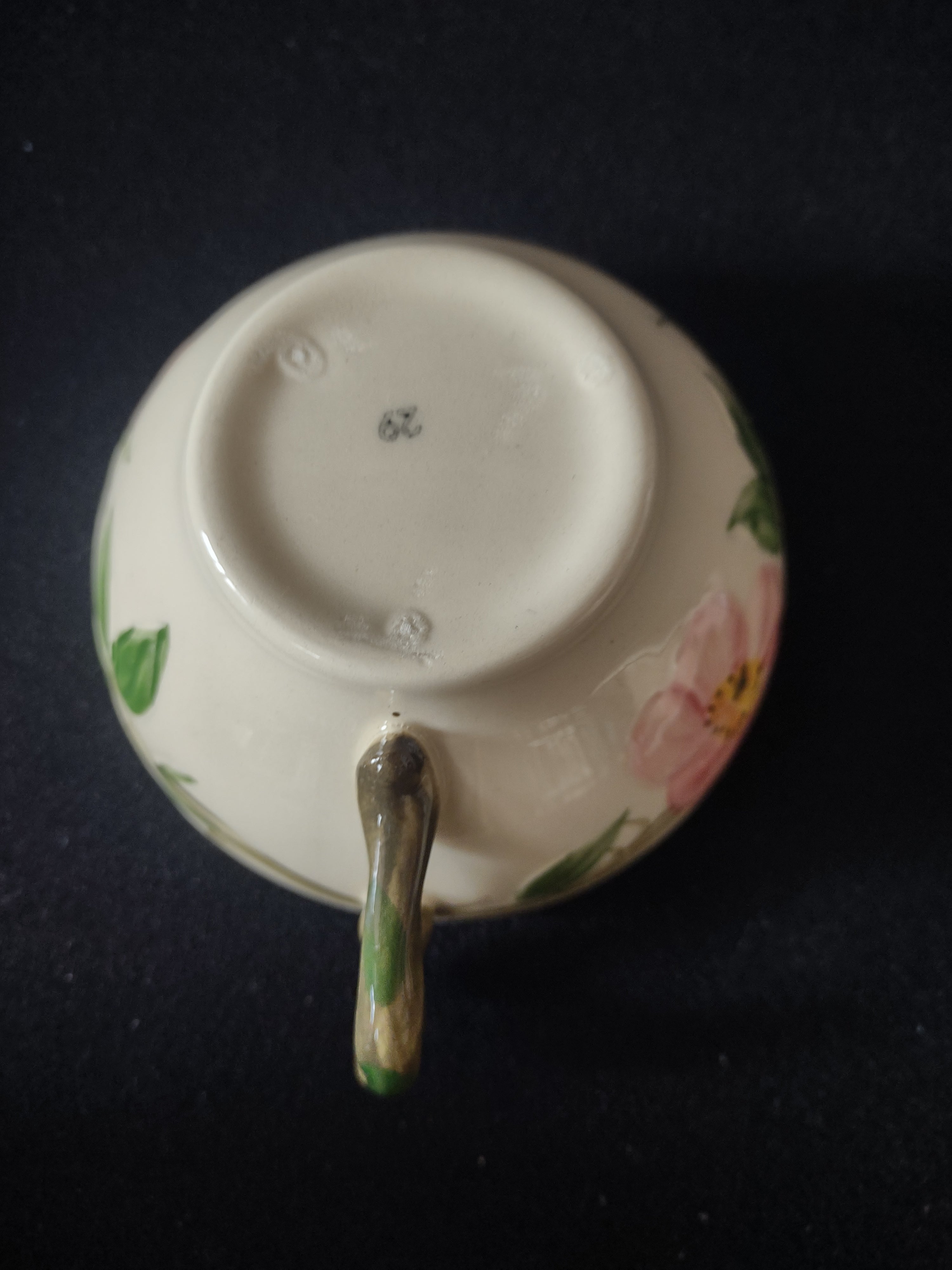 Vintage Franciscan Desert Rose Cup & Saucer Sets Set of 4 Pink [6508]
