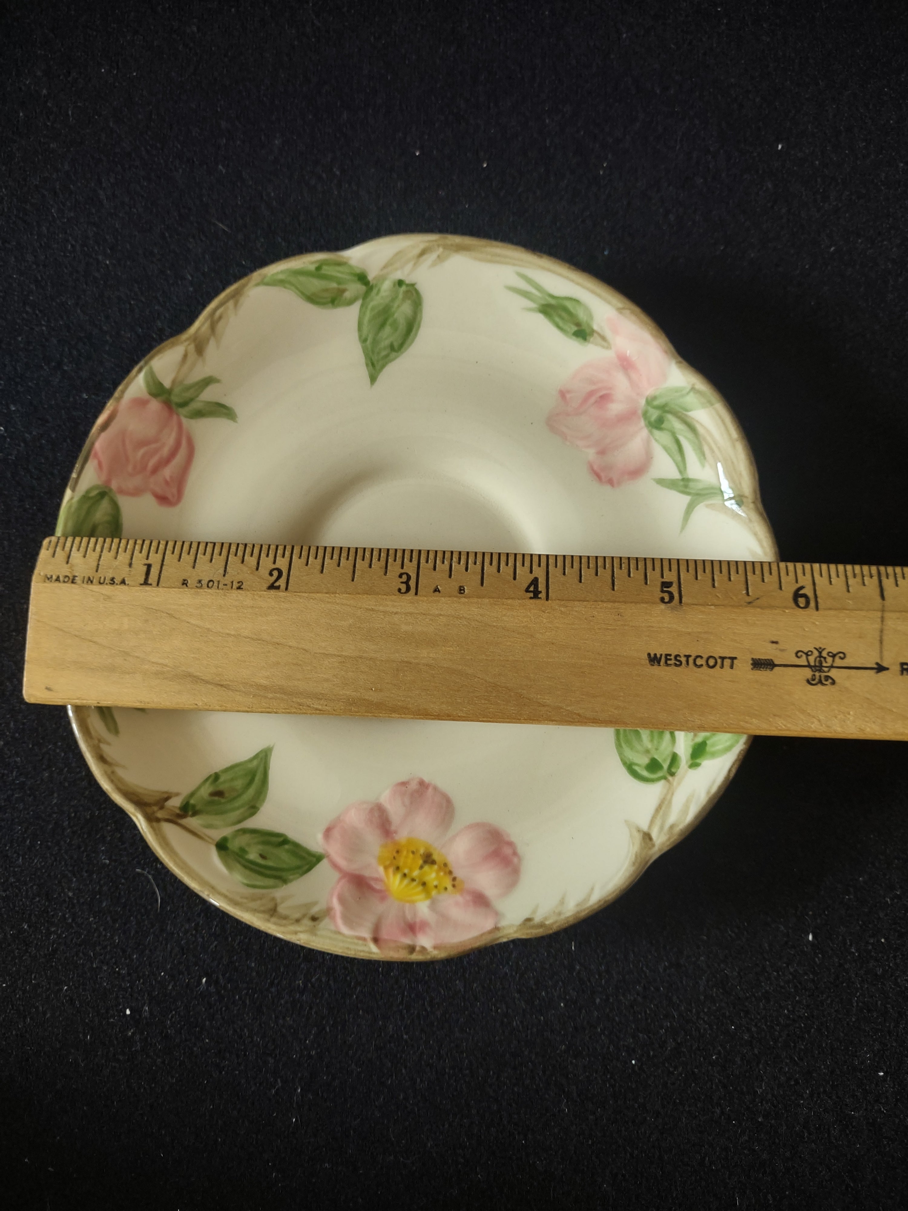 Vintage Franciscan Desert Rose Cup & Saucer Set of 5 USA [6509]