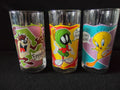 Vintage Looney Tunes Mil-Looney-Um 2000 Drinking Glasses Set of 3 [6511]