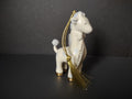 Vintage Lenox Porcelain Baby's First Christmas Giraffe Ornament Gold [4872]