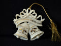Vintage Lenox First Christmas Together 1999 Bells Ornament White & Gold [4873]