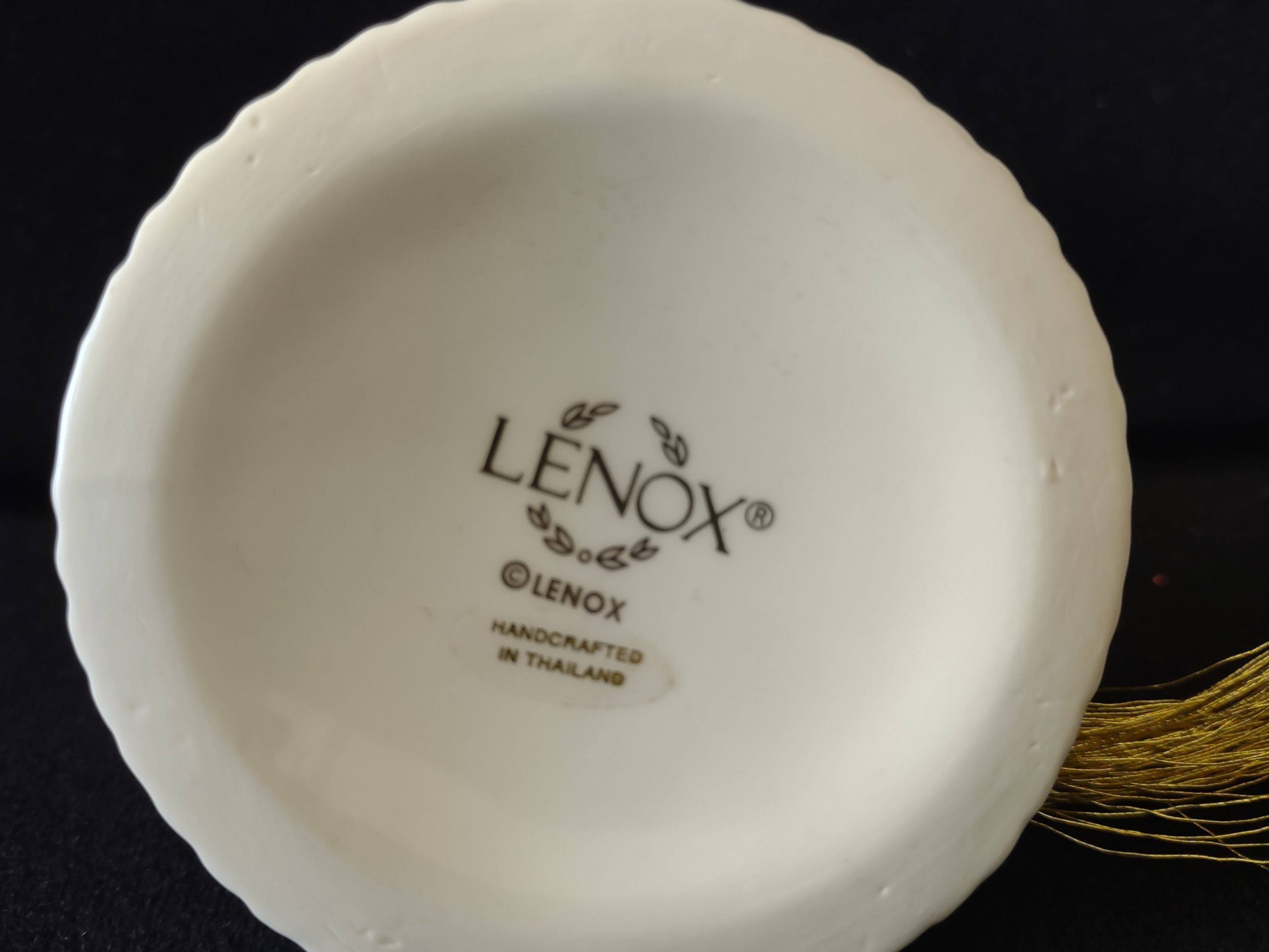 Vintage Lenox Our 1st Christmas Together Wedding Cake Ornament [4876]