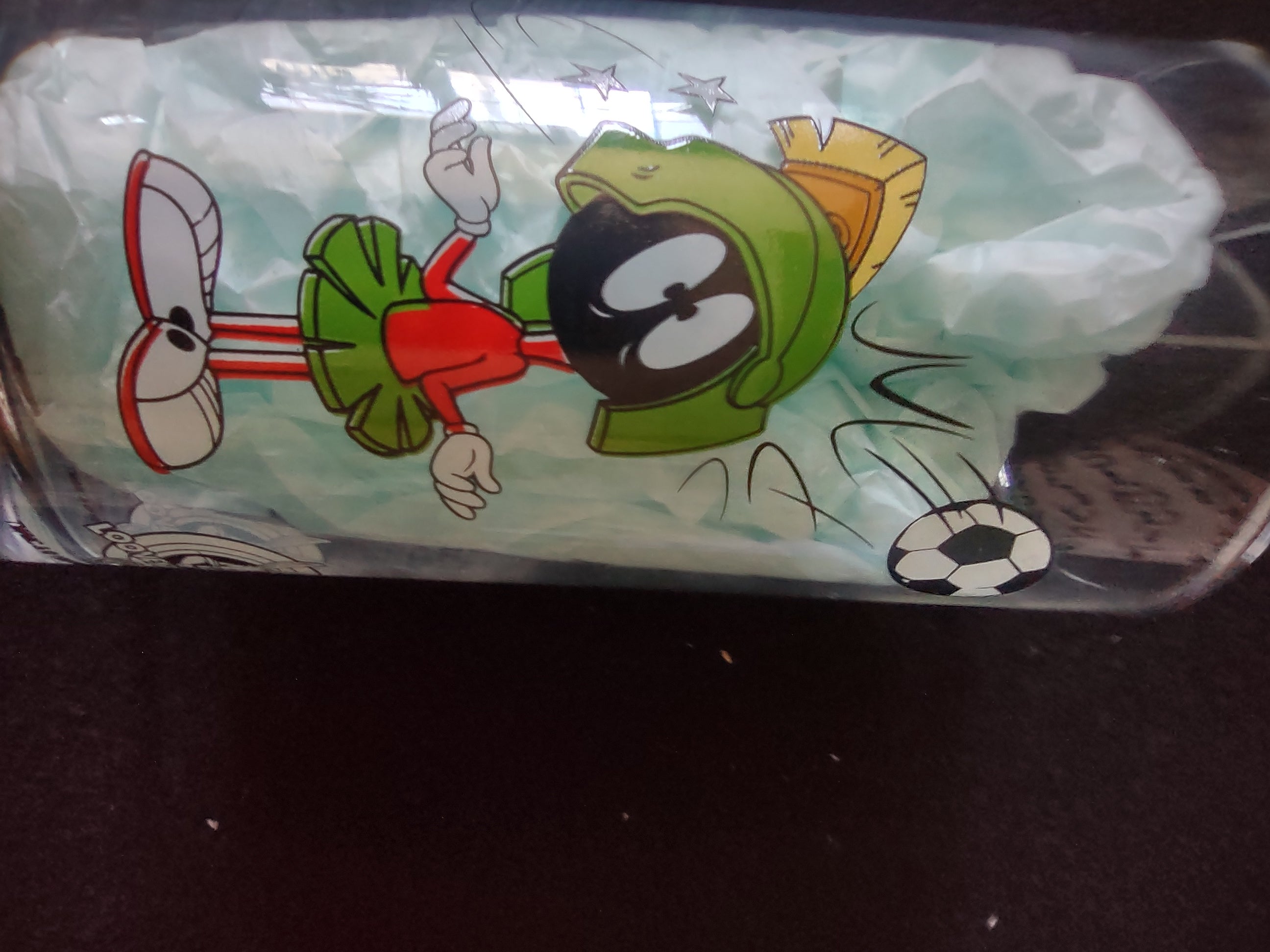 Vintage Smucker's Looney Tunes Sports Glasses Set of 3 WB 1998 [6512]