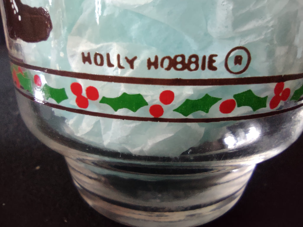 Vintage Coca-Cola Merry Christmas Holly Hobbie Glasses Set of 2 [4857]
