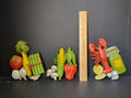 Vintage Home Interiors Plastic Wall Hanging Lobster Vegetable Farmhouse Cottagecore [2871]