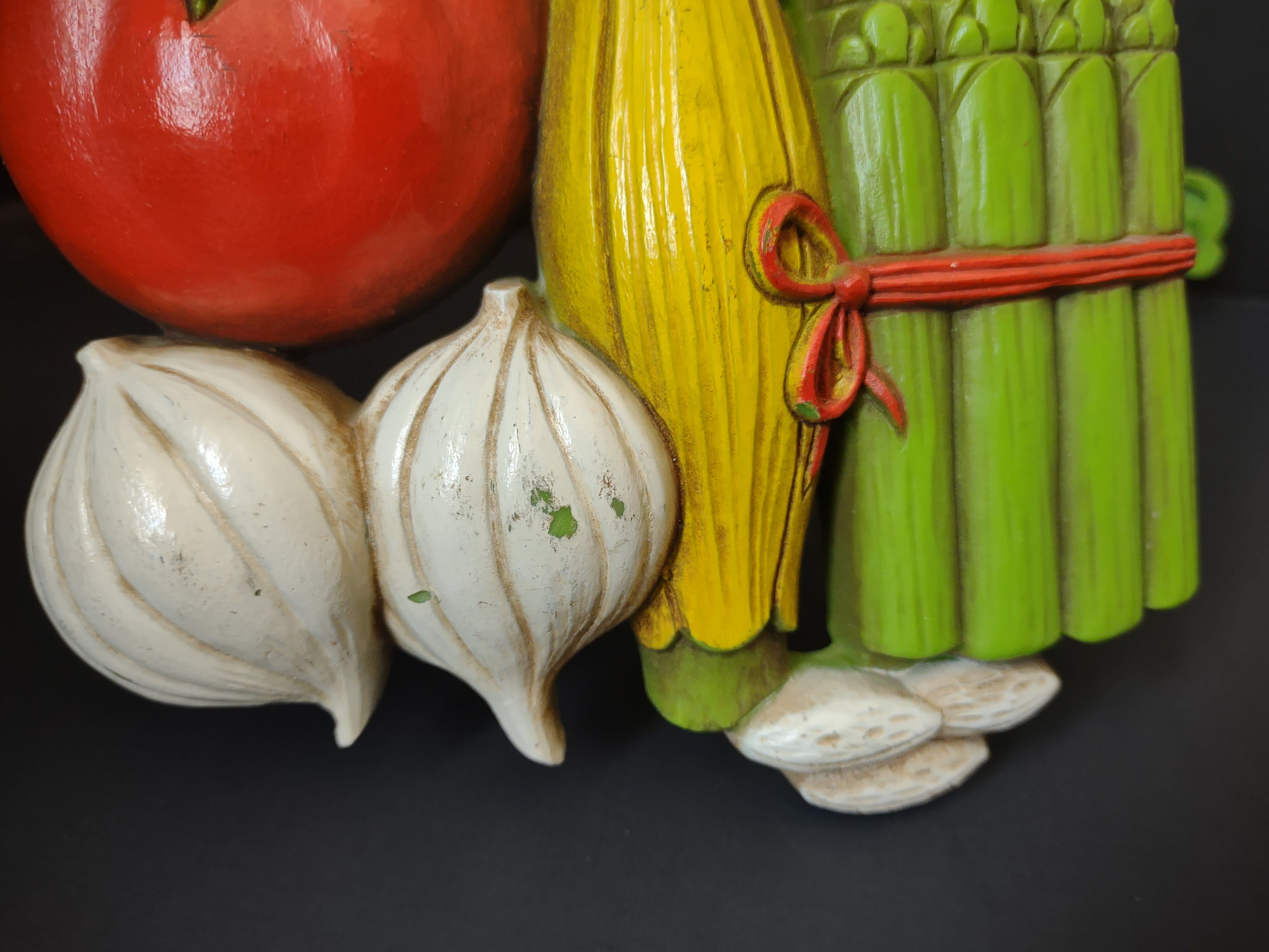 Vintage Home Interiors Plastic Wall Hanging Lobster Vegetable Farmhouse Cottagecore [2871]