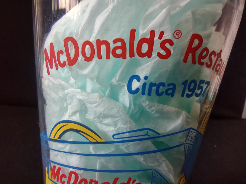 Vintage McDonald's Restaurant Circa 1957 Commemorative Glass [6513]