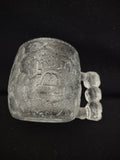 Vintage McDonald's Flintstones Rocky Road Glass Mug 1993 Promo Clear [6515]