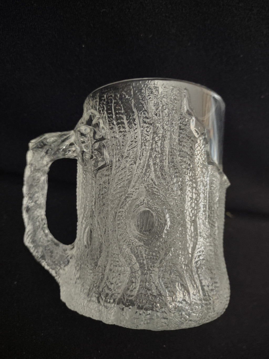 Vintage Flintstones Treemendous Mug McDonald's Clear Glass France [6516]