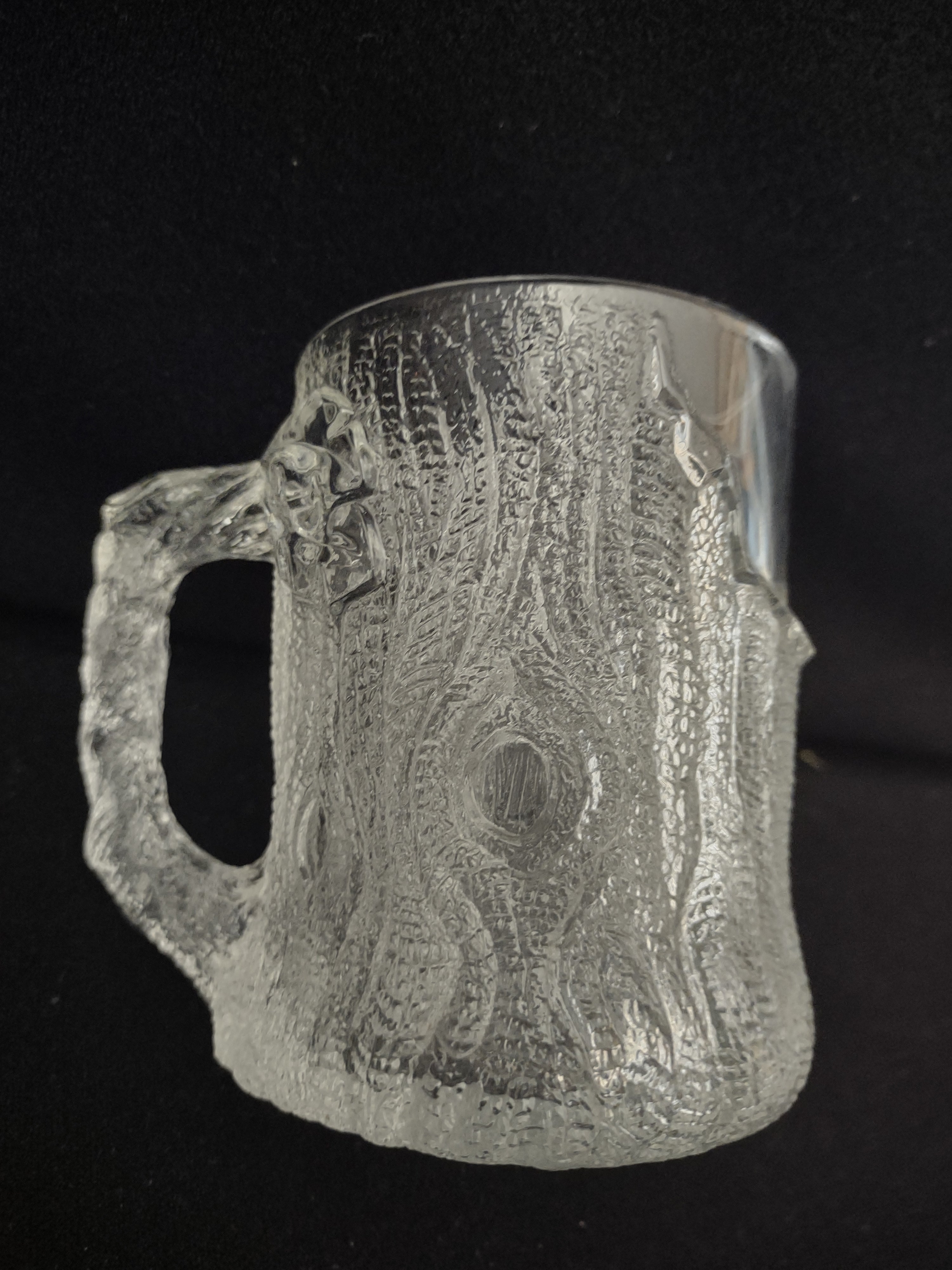 Vintage Flintstones Treemendous Mug McDonald's Clear Glass France [6516]