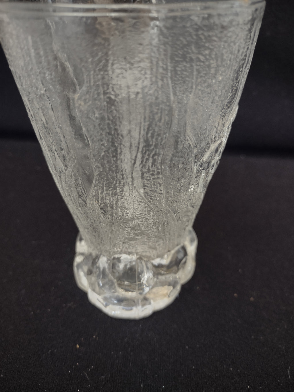 Vintage Flintstones Mammoth Mug McDonald's Clear Glass Made France [6517]