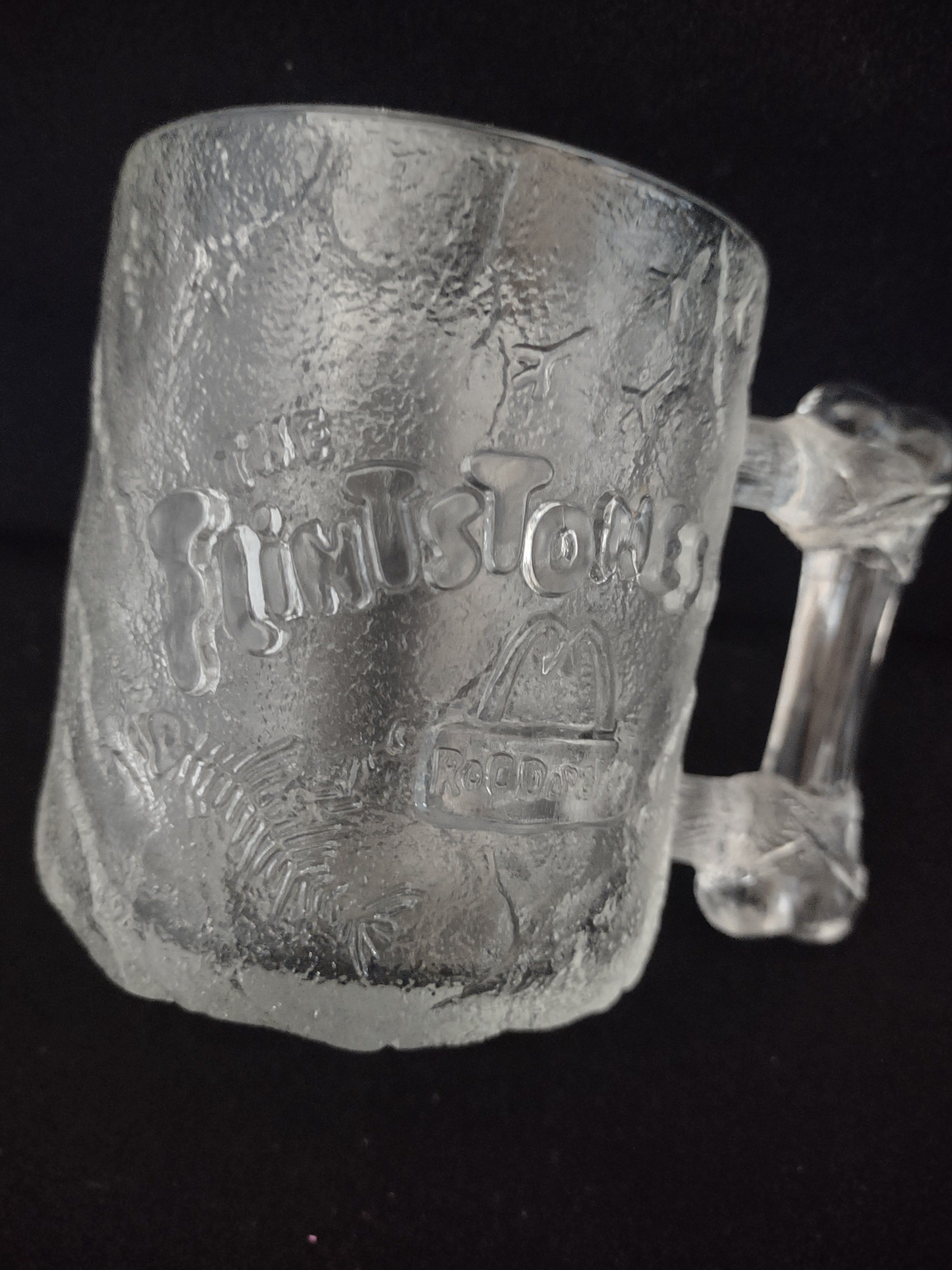 Vintage Flintstones Pre Dawn Glass Mug McDonald's Promo 1993 [6518]