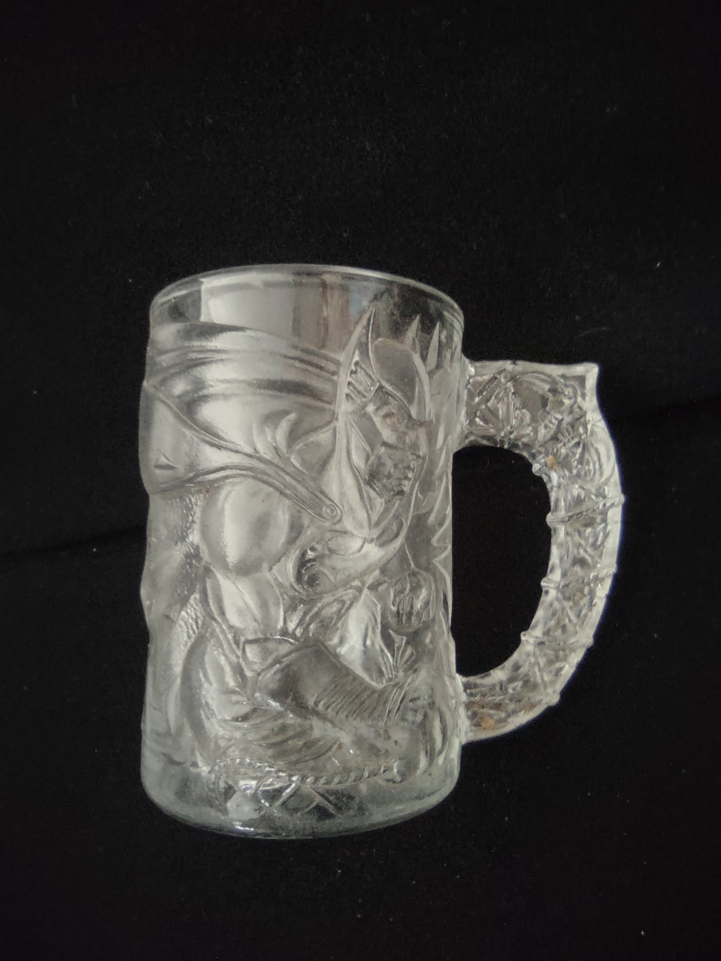 Vintage Batman Forever Glass Mug Stein DC Comics Collectible [6519]