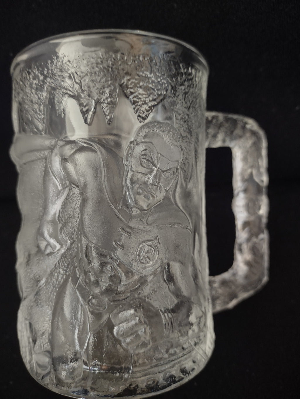 Vintage Batman Forever Robin Glass Mug Stein DC Comics Collectible [6520]