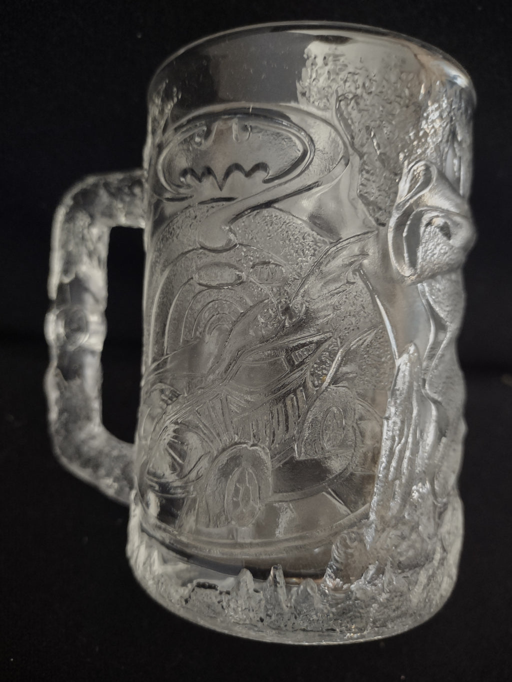 Vintage Batman Forever Robin Glass Mug Stein DC Comics Collectible [6520]