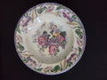 Vintage Avon John Furnival Floral Rose Butterfly Soup Bowl Purple Cream [6529]