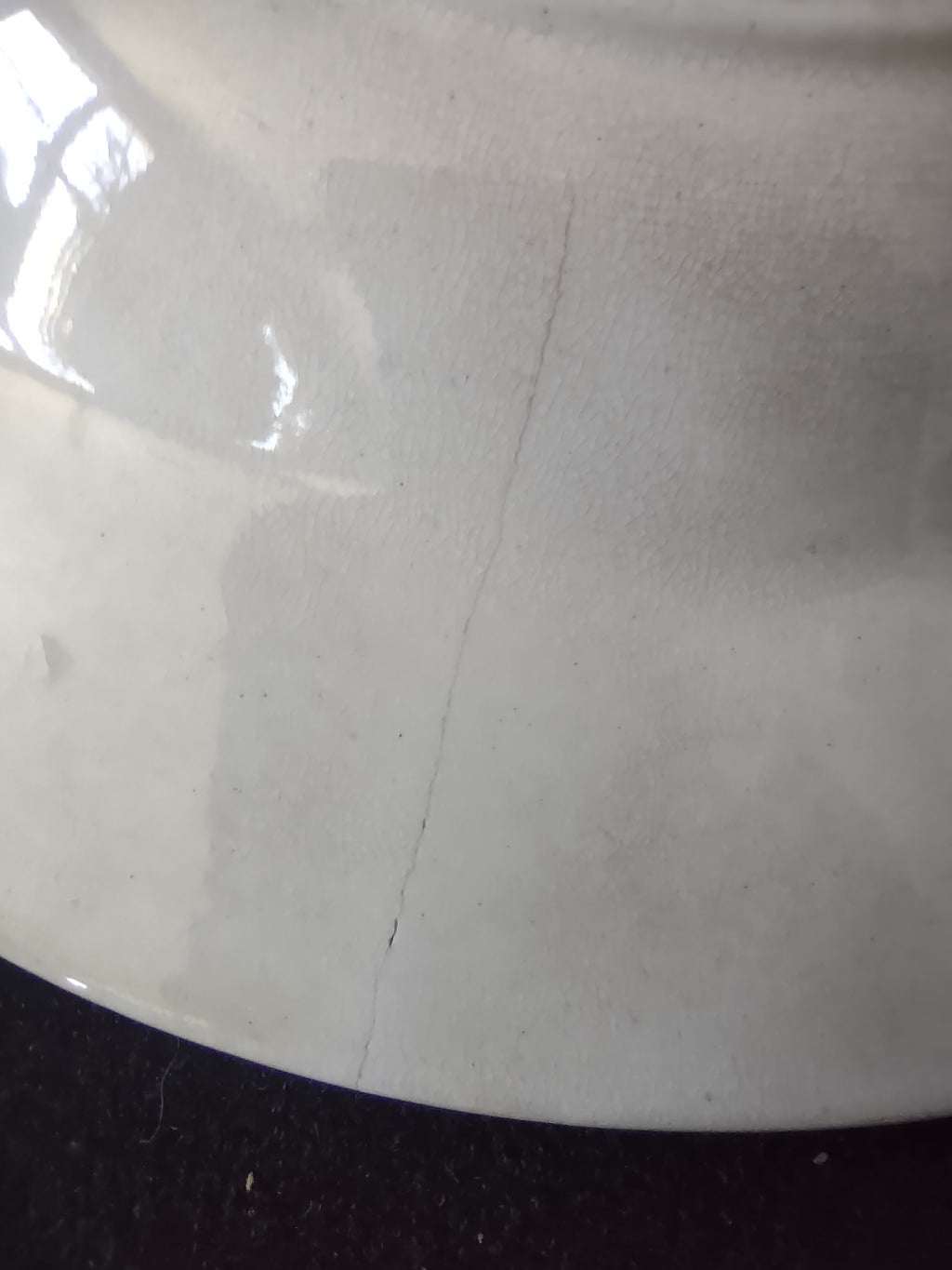 Vintage Avon John Furnival Floral Rose Butterfly Soup Bowl Purple Cream [6529]