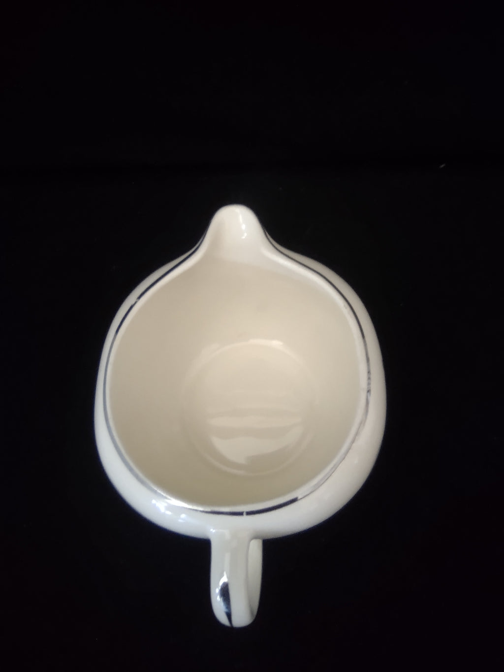 Vintage Crooksville Enchantment Sugar Bowl with Lid Creamer Set MCM [6545]